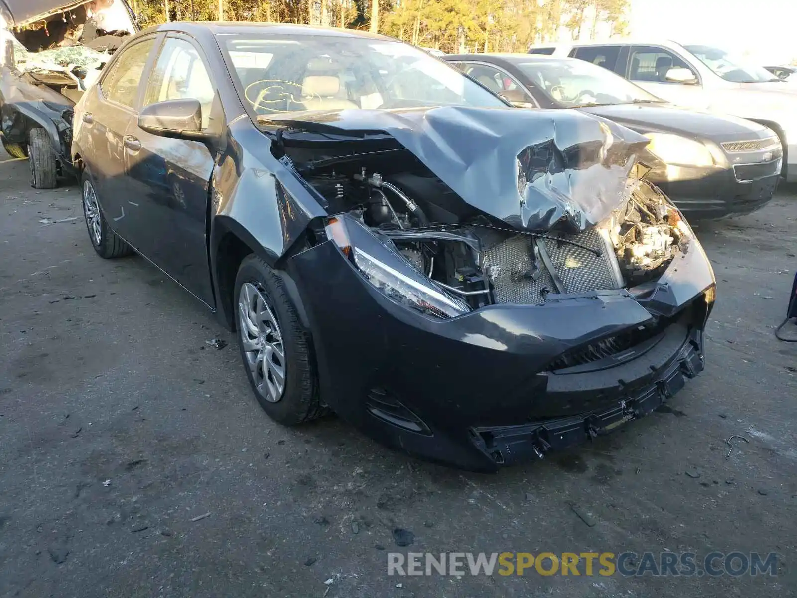 1 Photograph of a damaged car 2T1BURHE5KC217814 TOYOTA COROLLA 2019