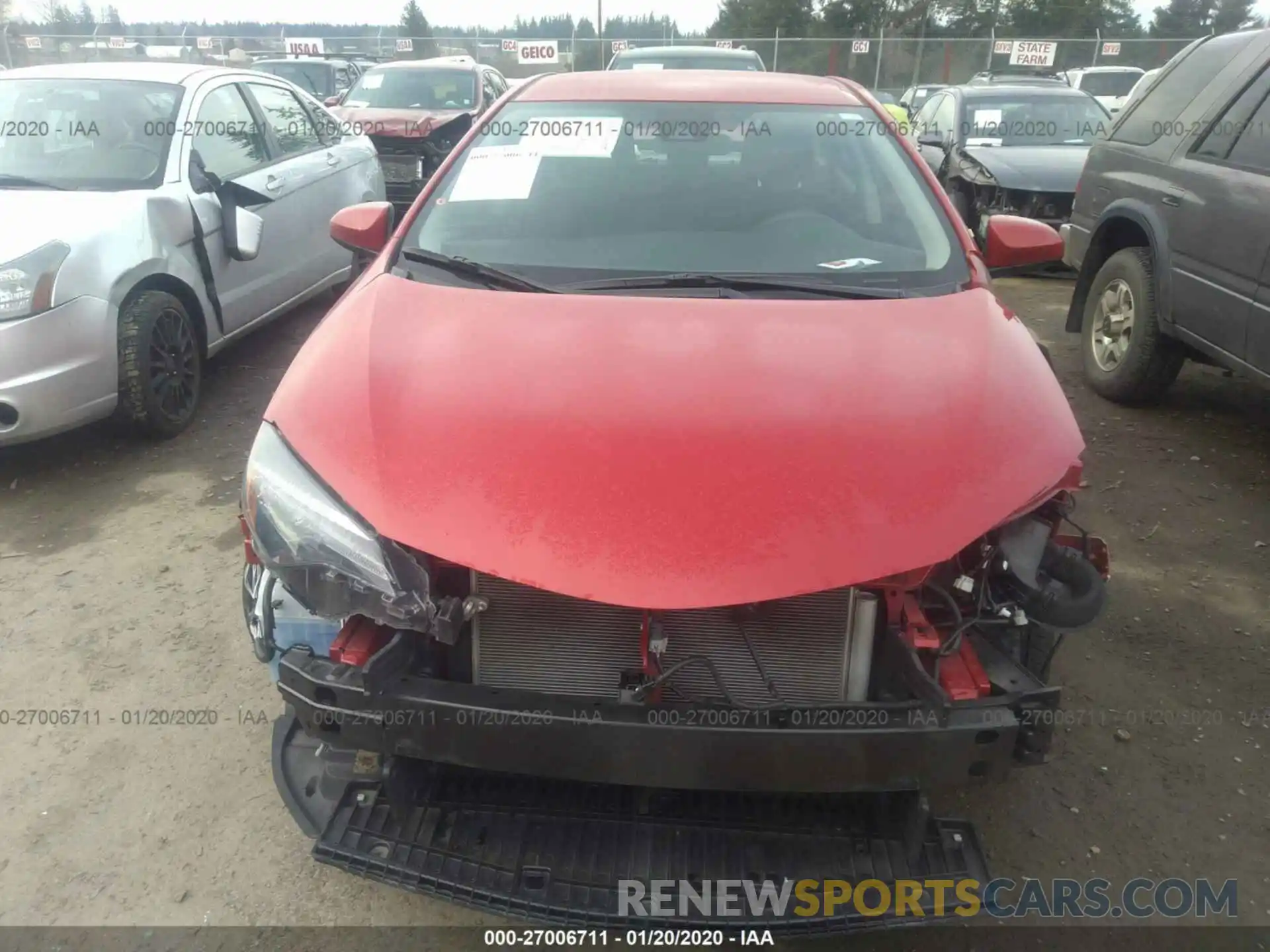 6 Photograph of a damaged car 2T1BURHE5KC218090 TOYOTA COROLLA 2019