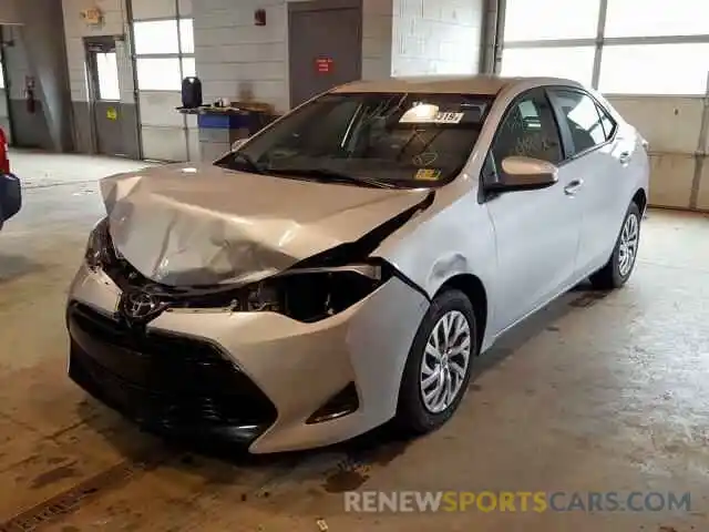 2 Photograph of a damaged car 2T1BURHE5KC218283 TOYOTA COROLLA 2019