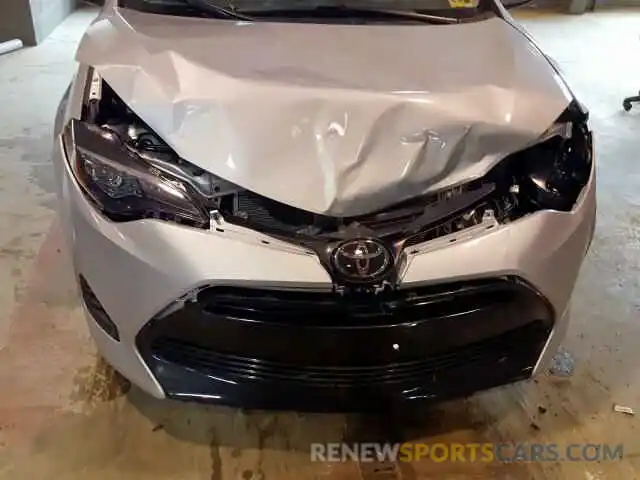 9 Photograph of a damaged car 2T1BURHE5KC218283 TOYOTA COROLLA 2019