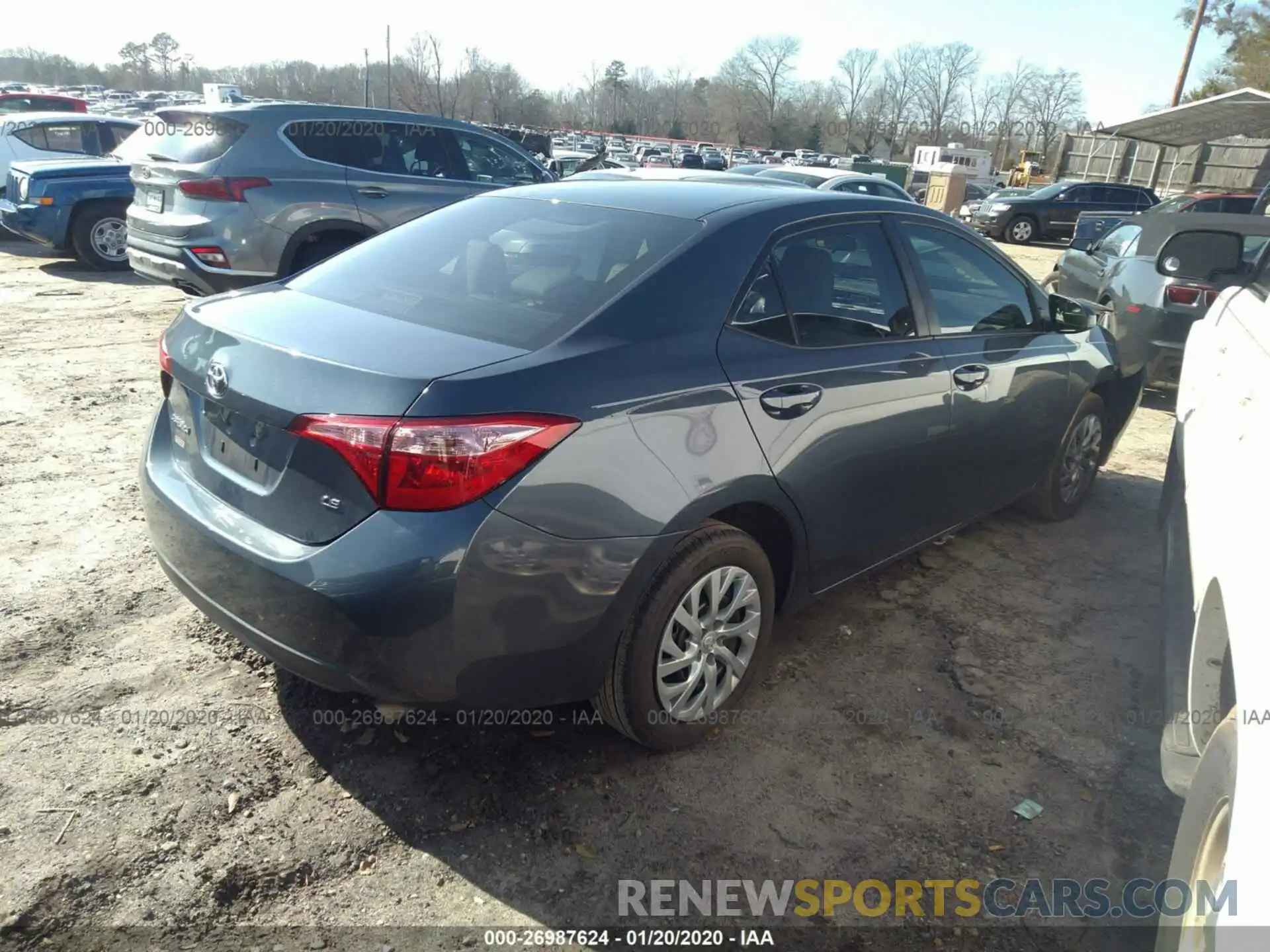 4 Photograph of a damaged car 2T1BURHE5KC218347 TOYOTA COROLLA 2019