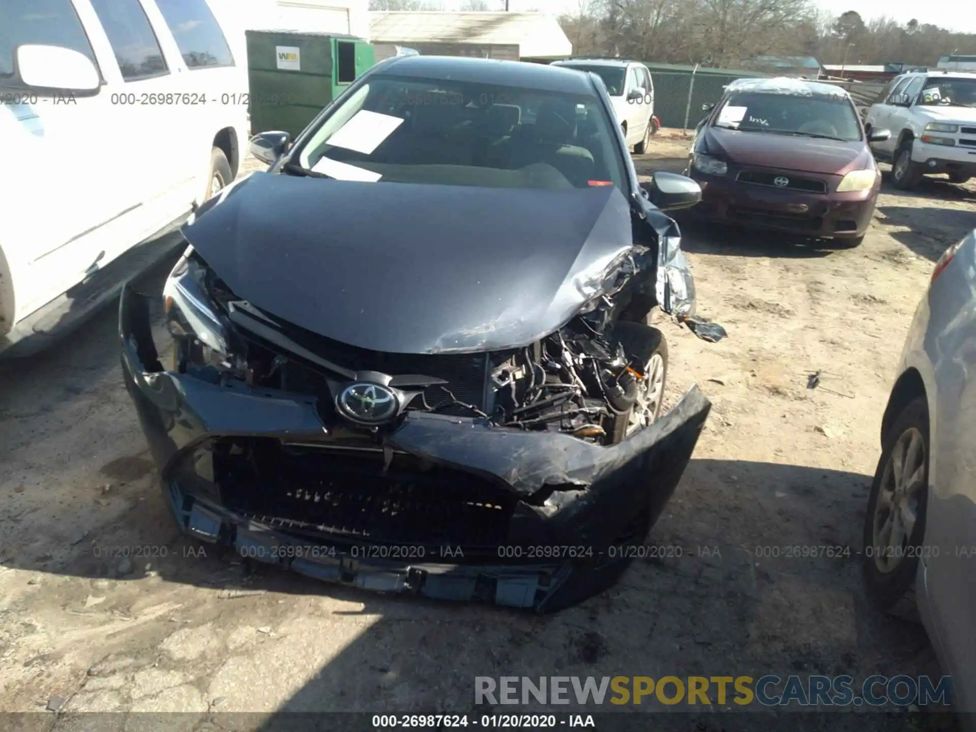 6 Photograph of a damaged car 2T1BURHE5KC218347 TOYOTA COROLLA 2019