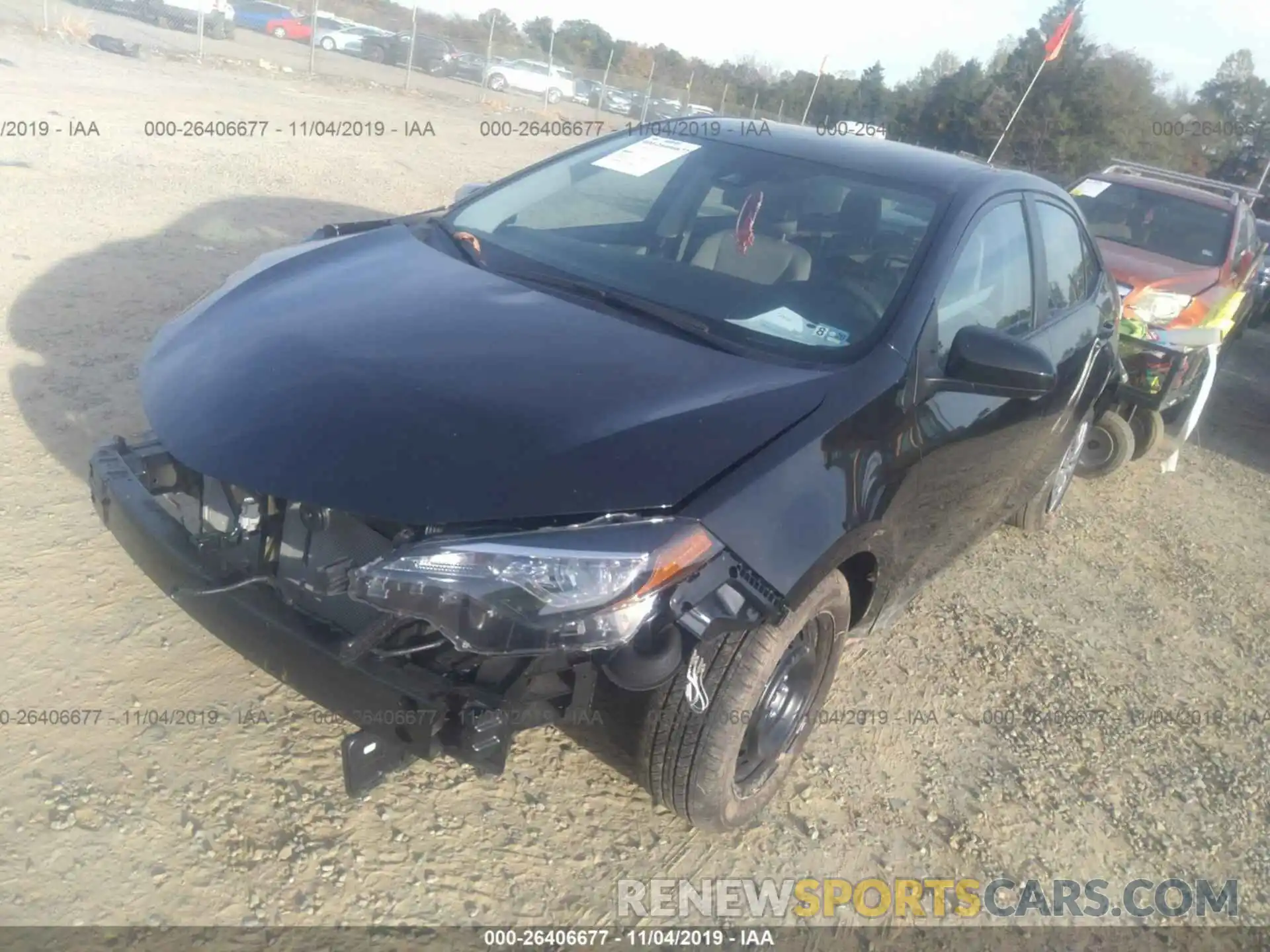 2 Photograph of a damaged car 2T1BURHE5KC219028 TOYOTA COROLLA 2019