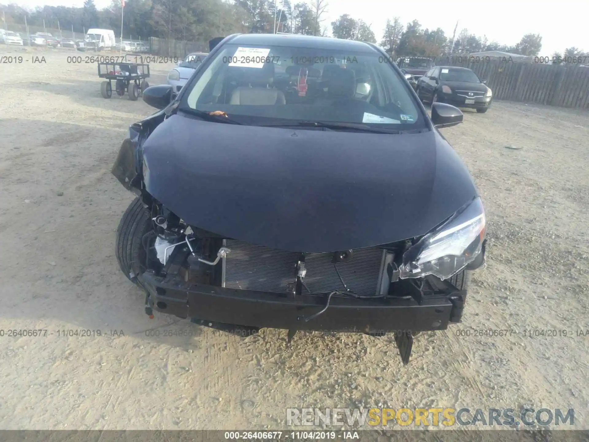 6 Photograph of a damaged car 2T1BURHE5KC219028 TOYOTA COROLLA 2019