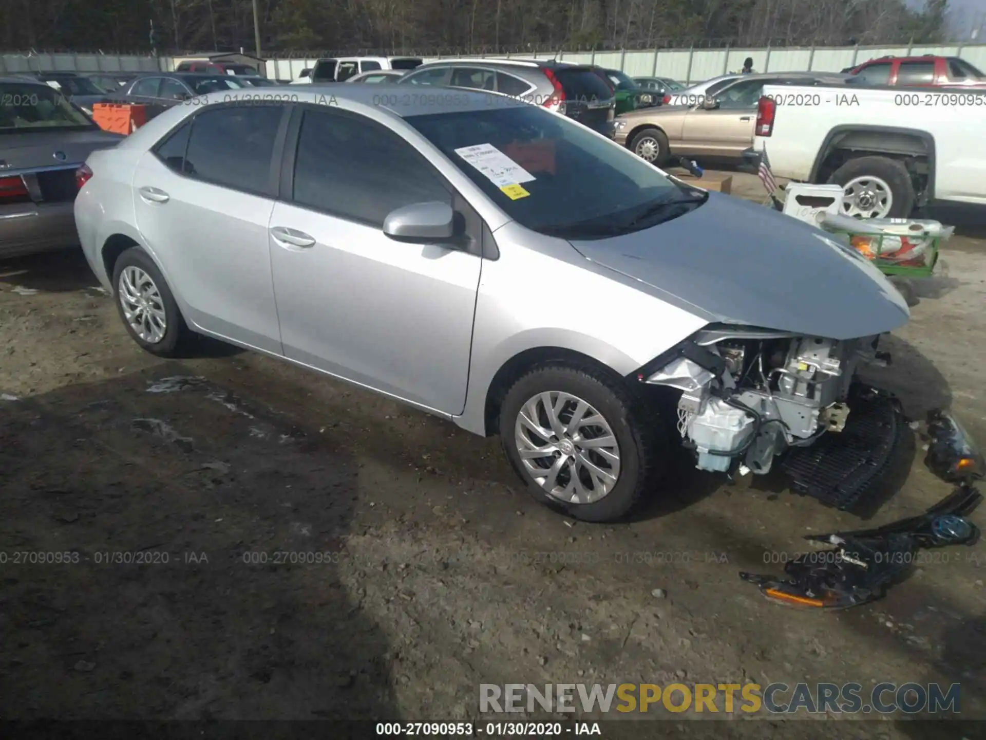 1 Photograph of a damaged car 2T1BURHE5KC219076 TOYOTA COROLLA 2019