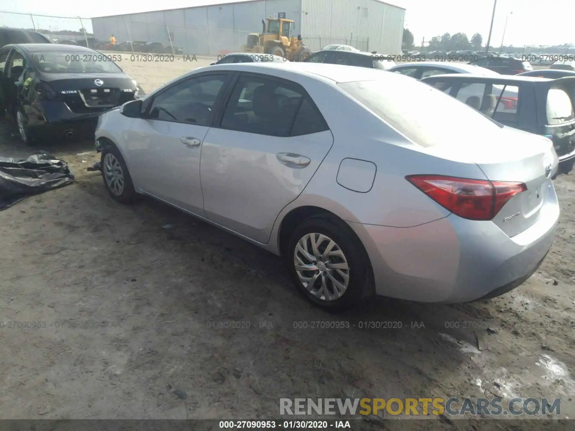 3 Photograph of a damaged car 2T1BURHE5KC219076 TOYOTA COROLLA 2019