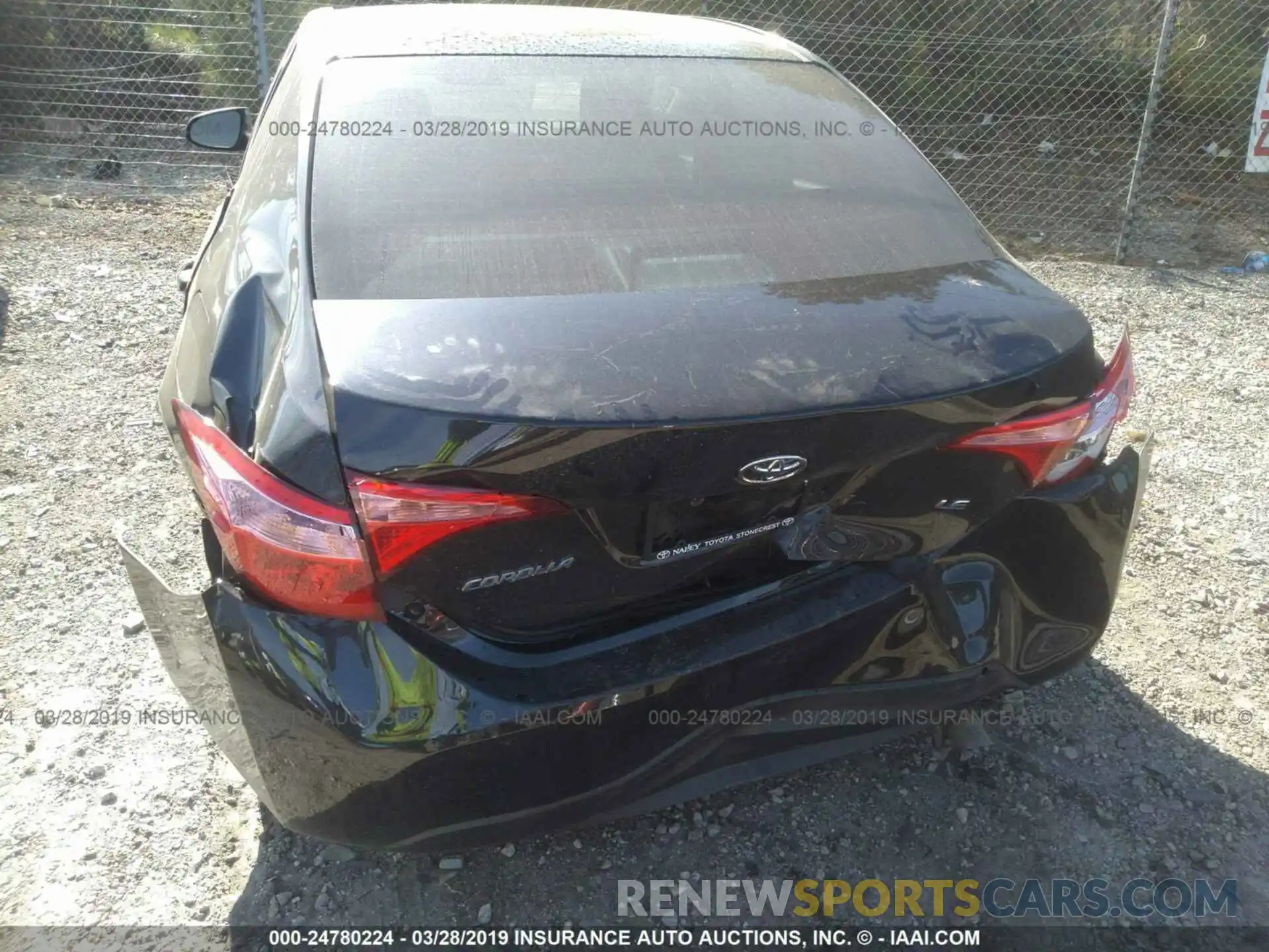 6 Photograph of a damaged car 2T1BURHE5KC219174 TOYOTA COROLLA 2019