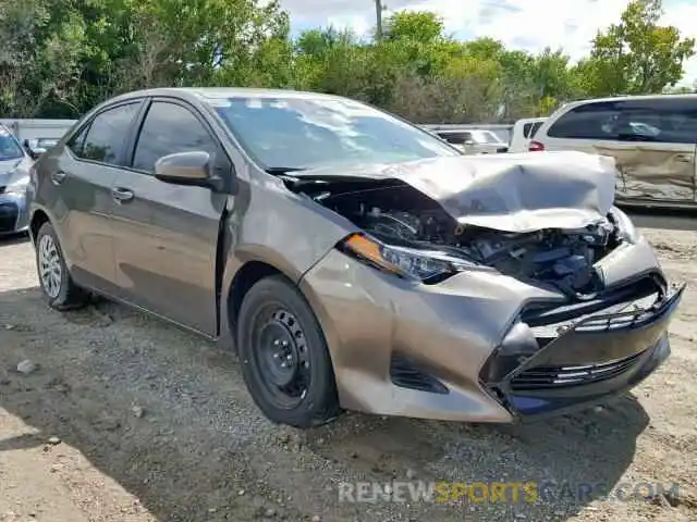 1 Photograph of a damaged car 2T1BURHE5KC219207 TOYOTA COROLLA 2019