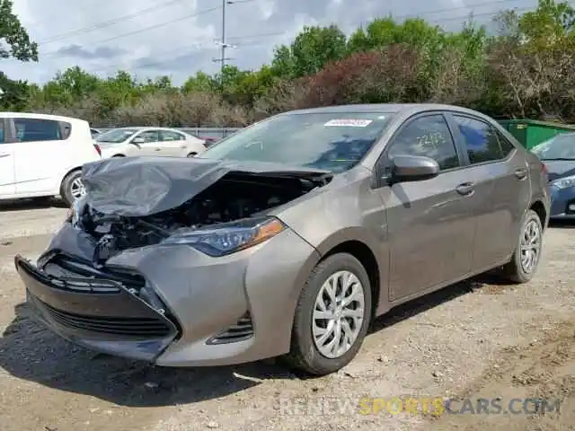 2 Photograph of a damaged car 2T1BURHE5KC219207 TOYOTA COROLLA 2019