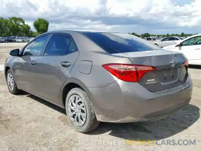 3 Photograph of a damaged car 2T1BURHE5KC219207 TOYOTA COROLLA 2019