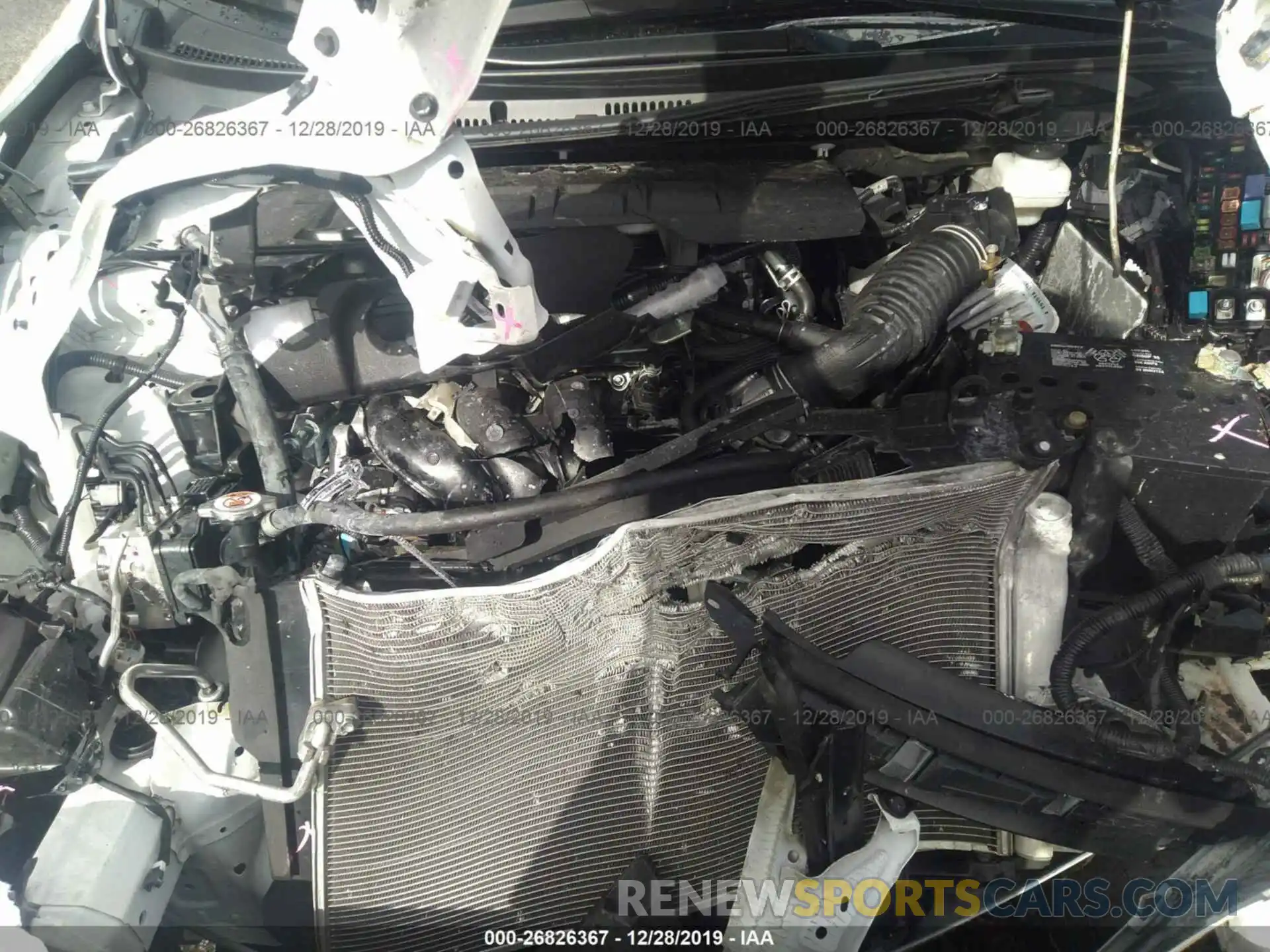 10 Photograph of a damaged car 2T1BURHE5KC219255 TOYOTA COROLLA 2019