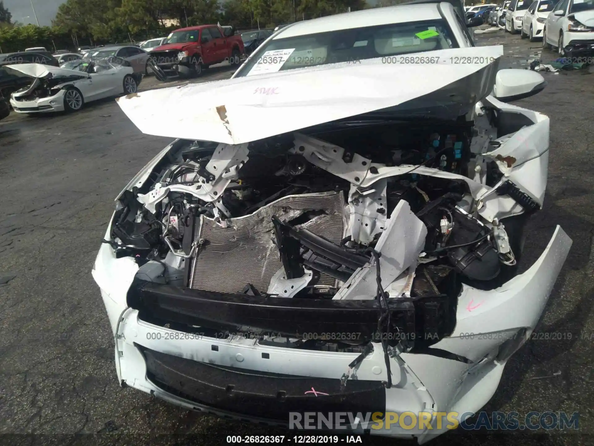 6 Photograph of a damaged car 2T1BURHE5KC219255 TOYOTA COROLLA 2019