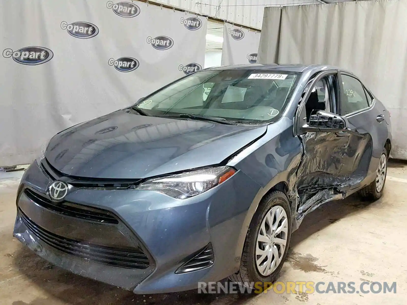 2 Photograph of a damaged car 2T1BURHE5KC220647 TOYOTA COROLLA 2019