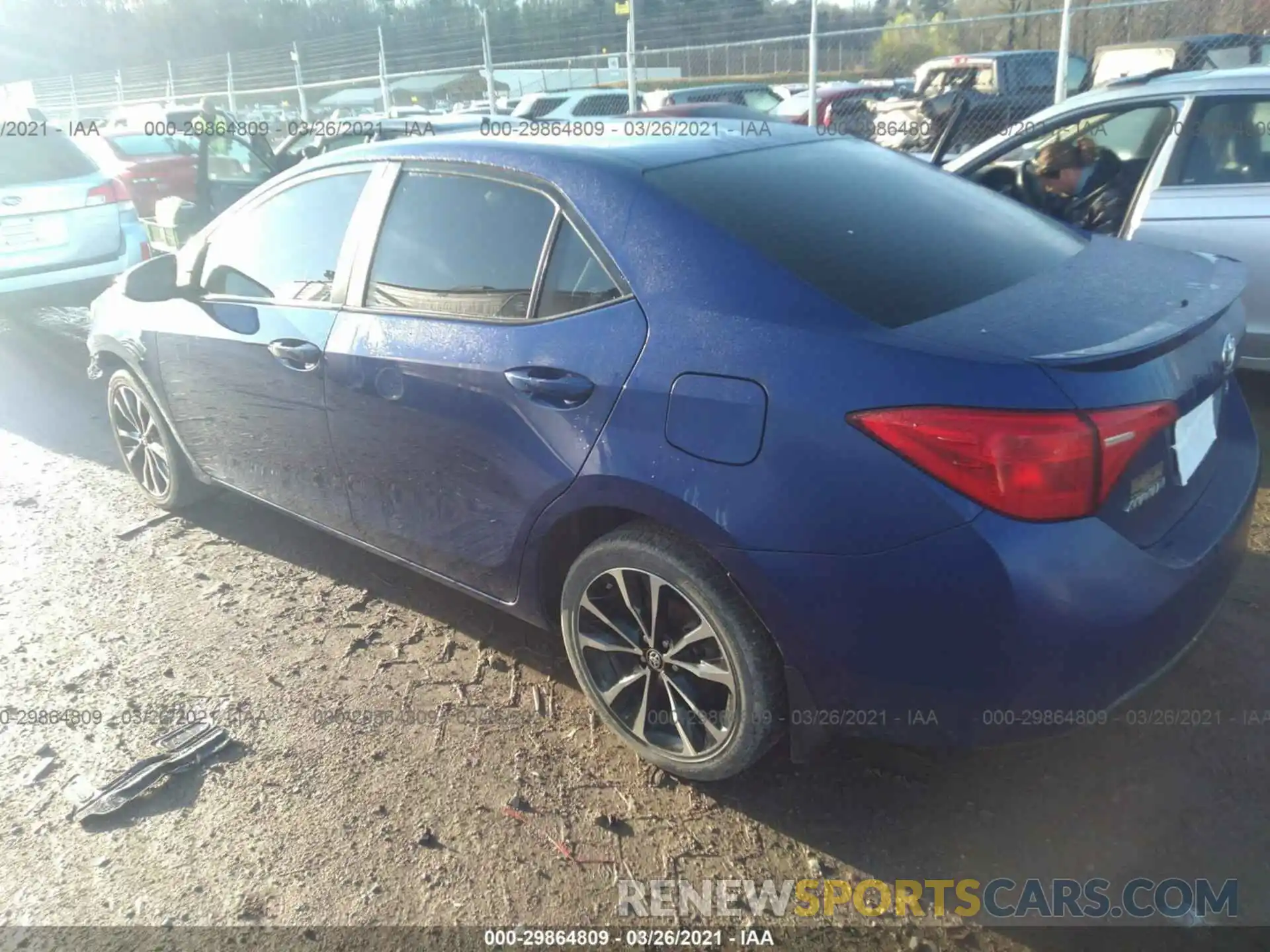 3 Photograph of a damaged car 2T1BURHE5KC220938 TOYOTA COROLLA 2019