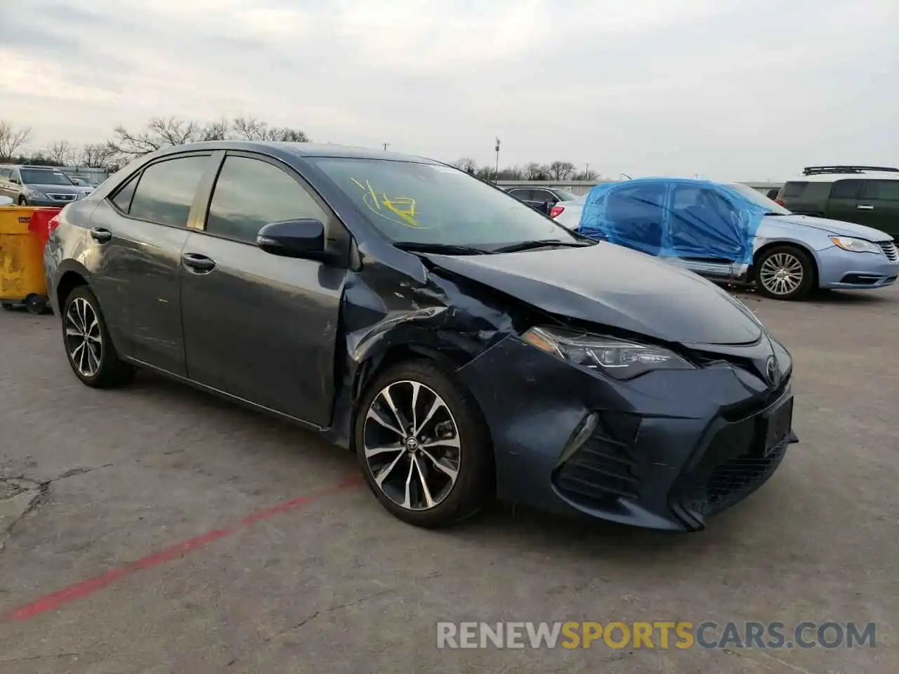 9 Photograph of a damaged car 2T1BURHE5KC220969 TOYOTA COROLLA 2019