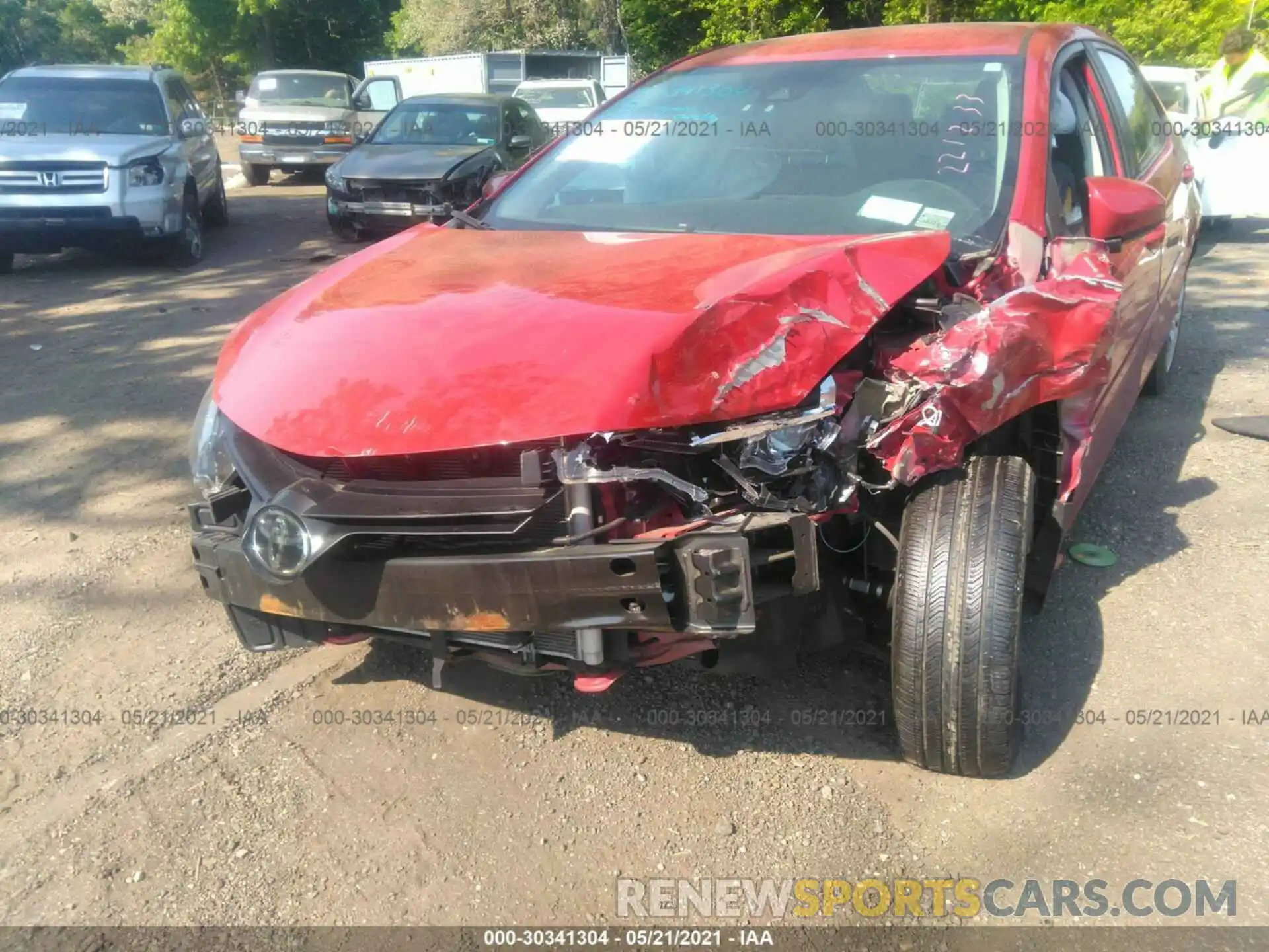 6 Photograph of a damaged car 2T1BURHE5KC221233 TOYOTA COROLLA 2019