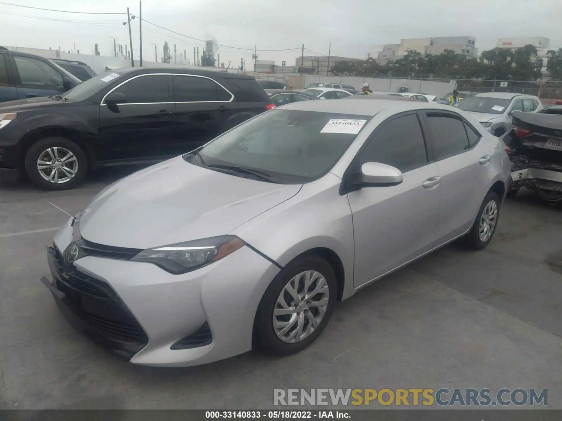 2 Photograph of a damaged car 2T1BURHE5KC221782 TOYOTA COROLLA 2019