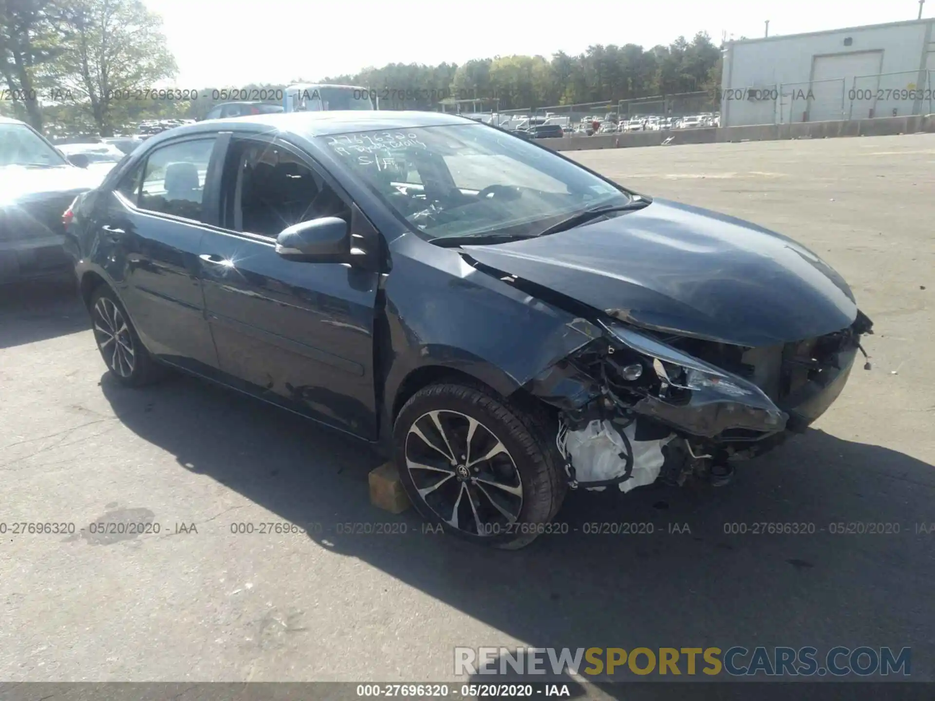 1 Photograph of a damaged car 2T1BURHE5KC221832 TOYOTA COROLLA 2019