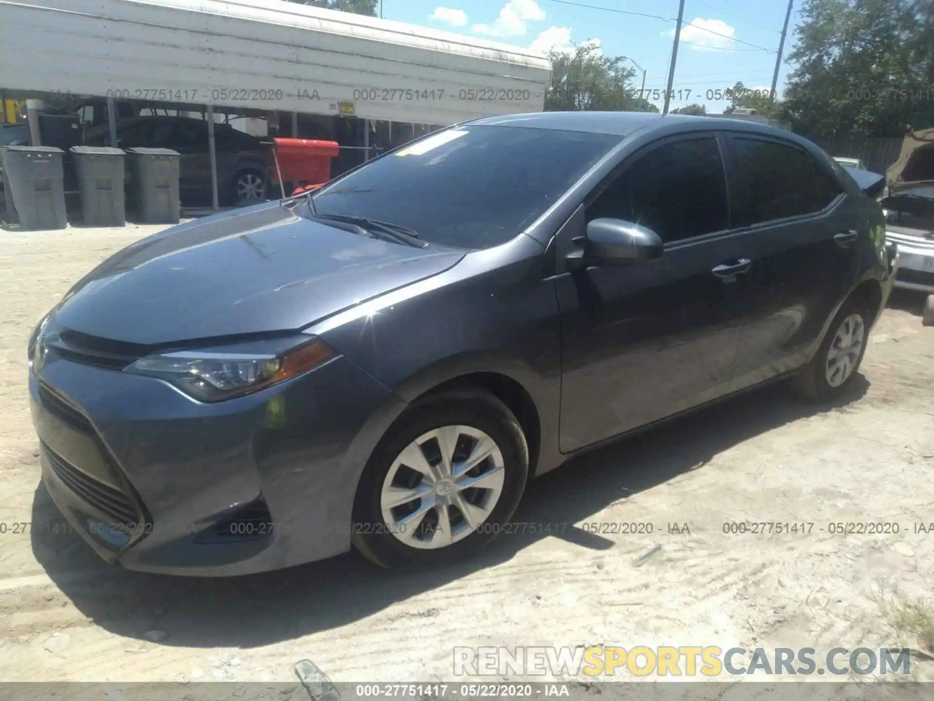 2 Photograph of a damaged car 2T1BURHE5KC222463 TOYOTA COROLLA 2019