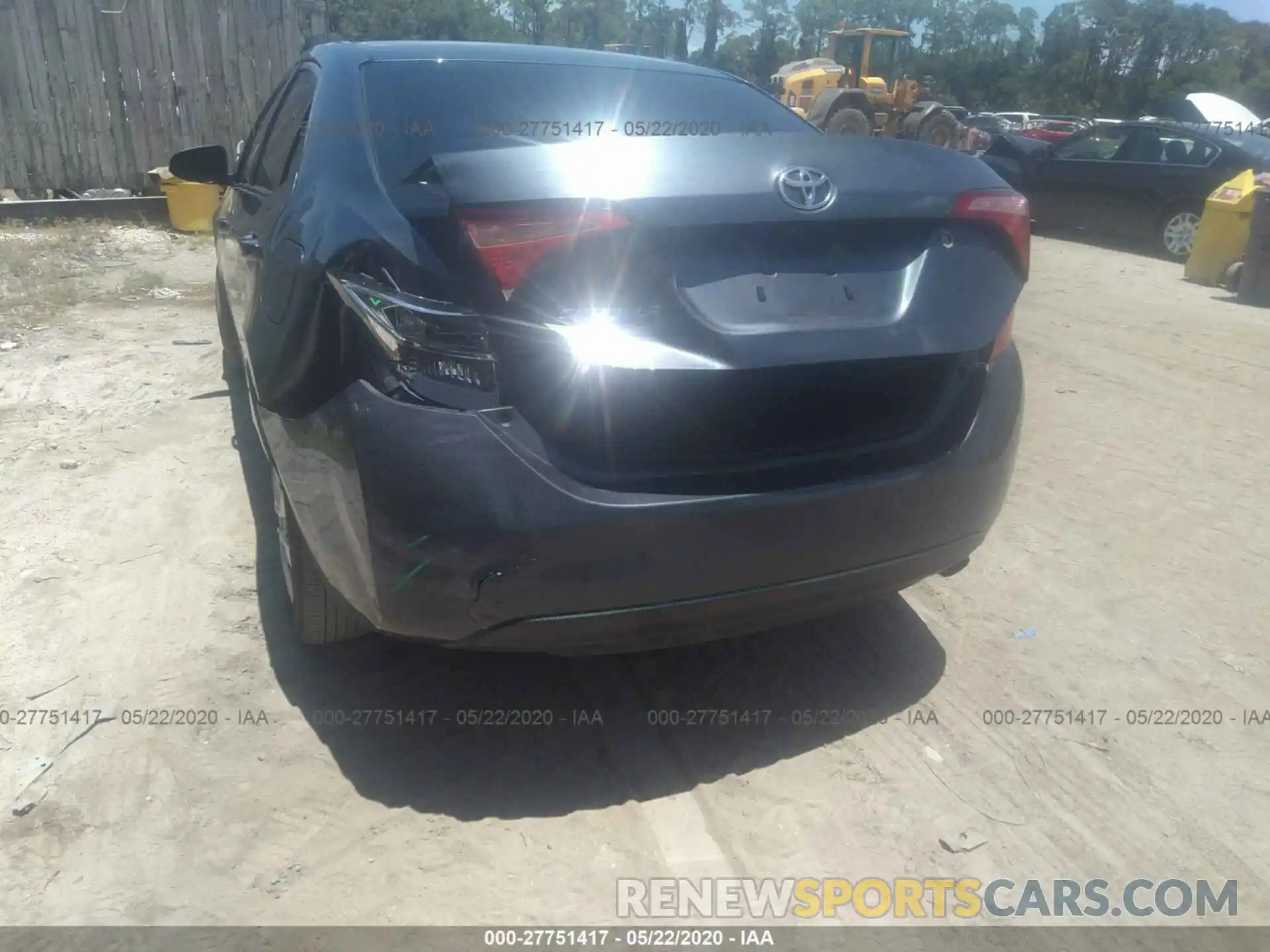 6 Photograph of a damaged car 2T1BURHE5KC222463 TOYOTA COROLLA 2019