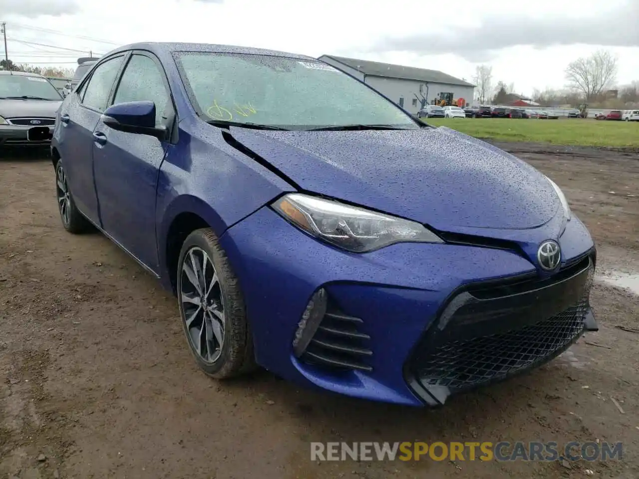 1 Photograph of a damaged car 2T1BURHE5KC223144 TOYOTA COROLLA 2019