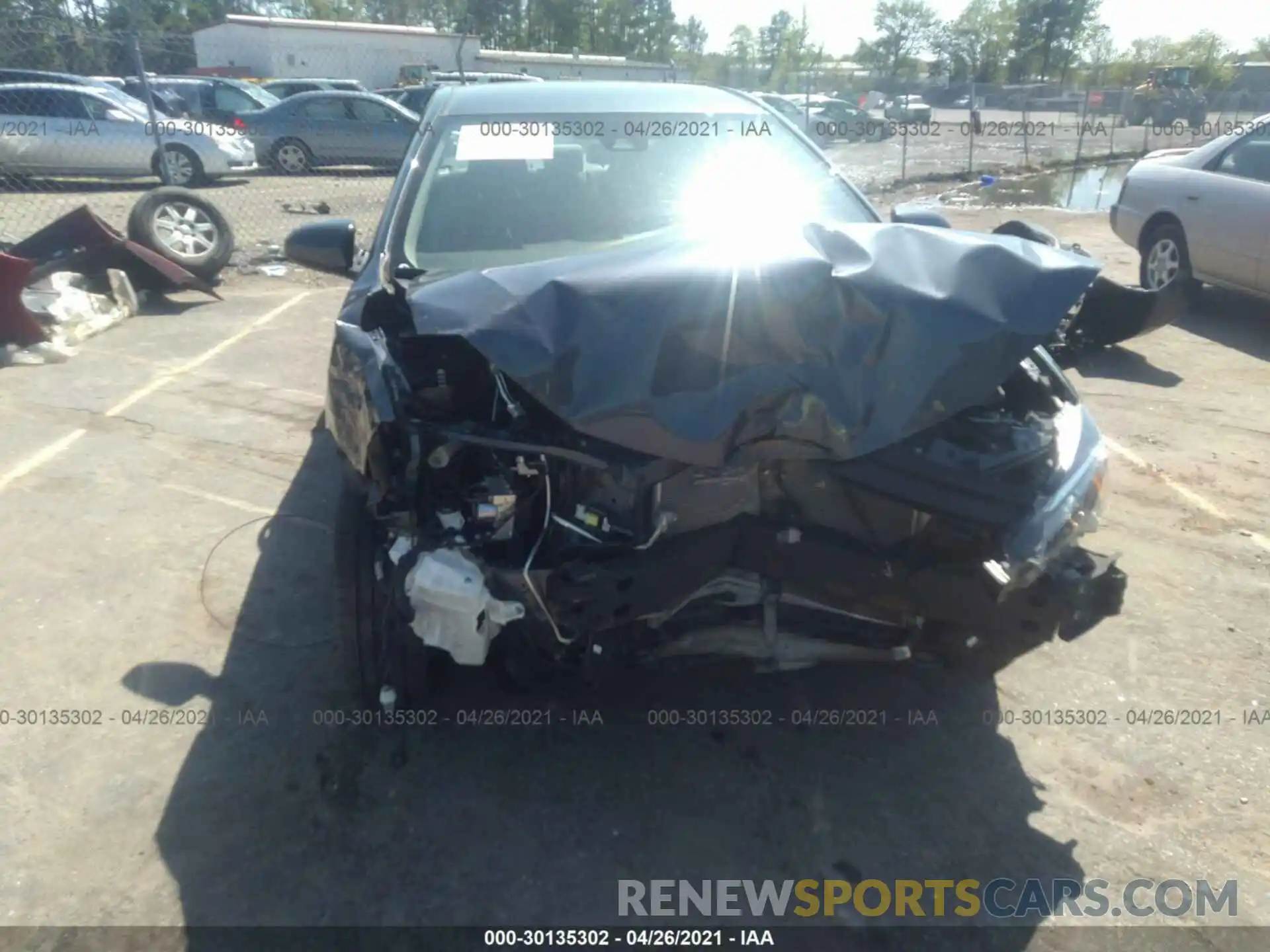 6 Photograph of a damaged car 2T1BURHE5KC223399 TOYOTA COROLLA 2019