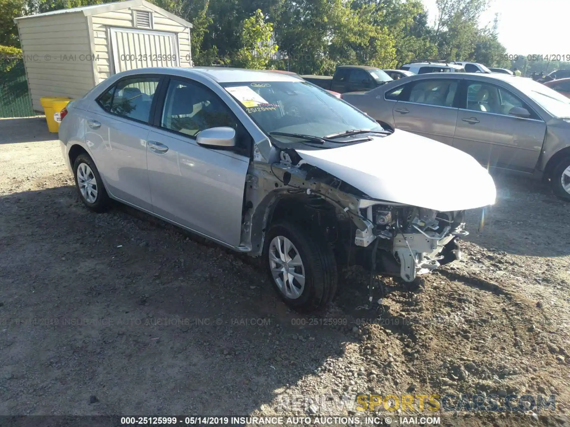 1 Photograph of a damaged car 2T1BURHE5KC223435 TOYOTA COROLLA 2019