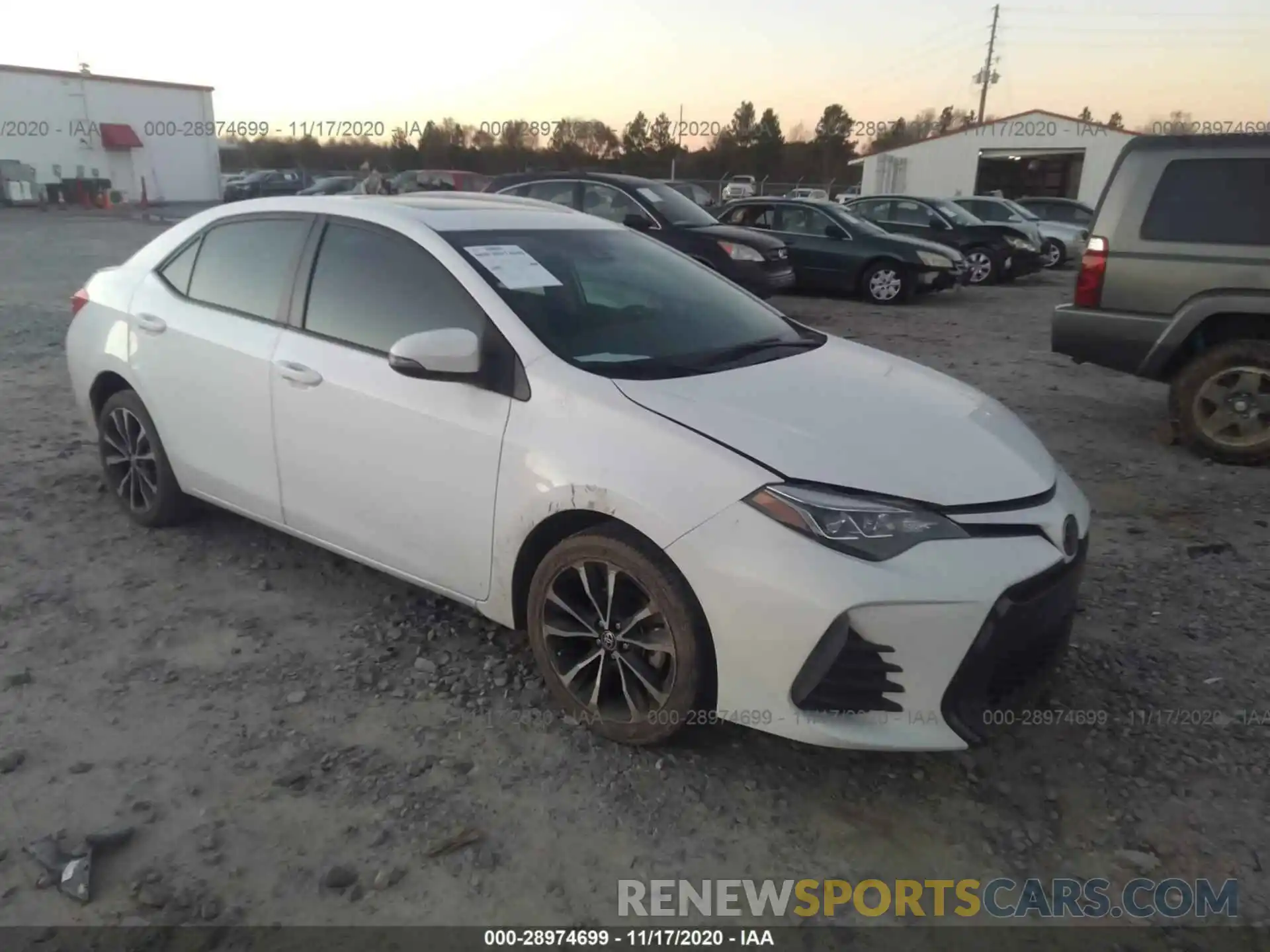 1 Photograph of a damaged car 2T1BURHE5KC224066 TOYOTA COROLLA 2019