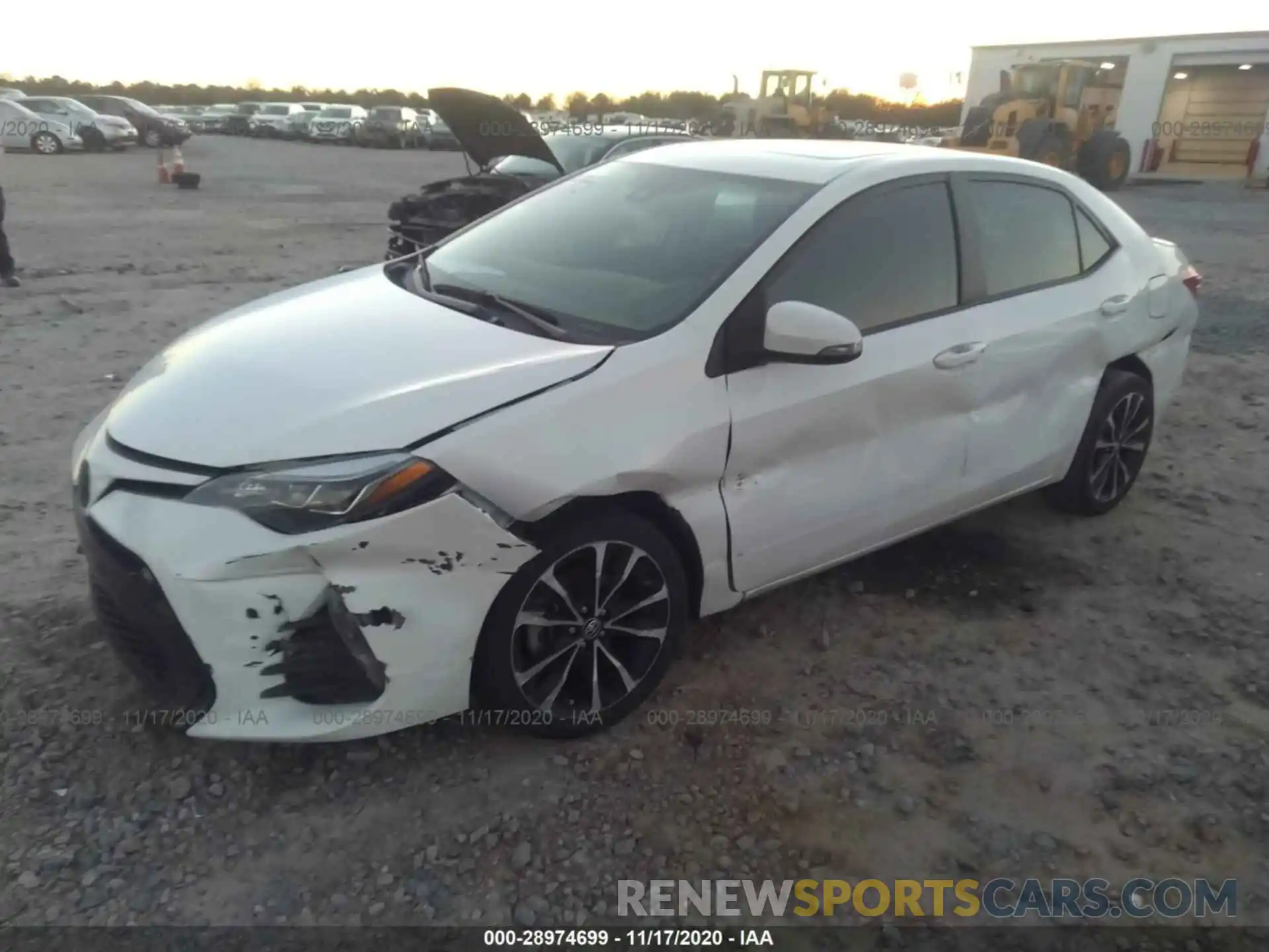 2 Photograph of a damaged car 2T1BURHE5KC224066 TOYOTA COROLLA 2019