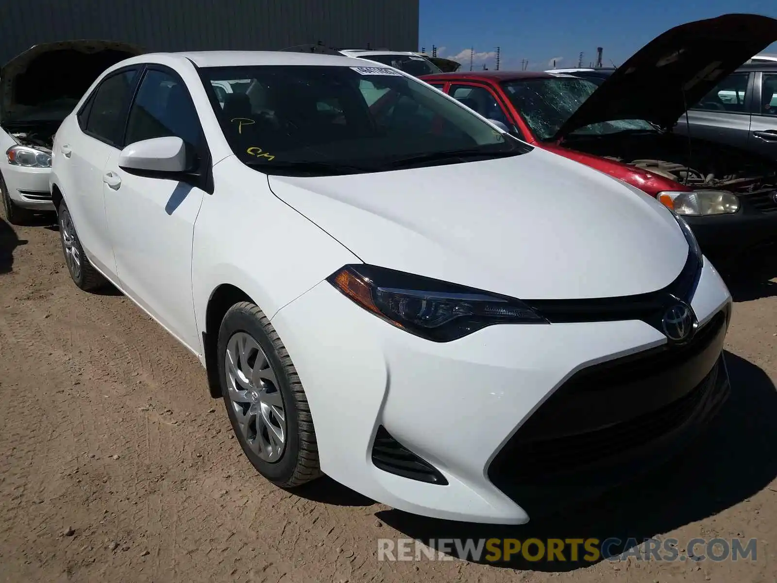 1 Photograph of a damaged car 2T1BURHE5KC224102 TOYOTA COROLLA 2019