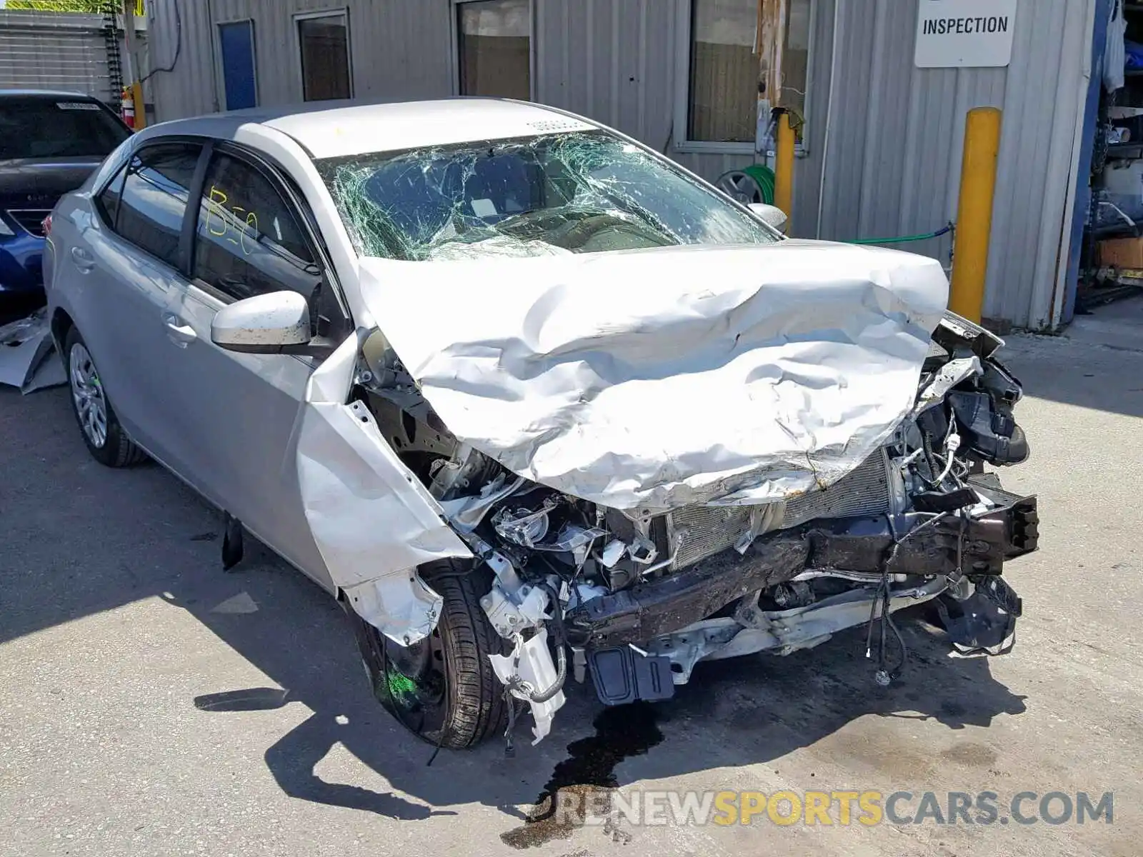 1 Photograph of a damaged car 2T1BURHE5KC225024 TOYOTA COROLLA 2019