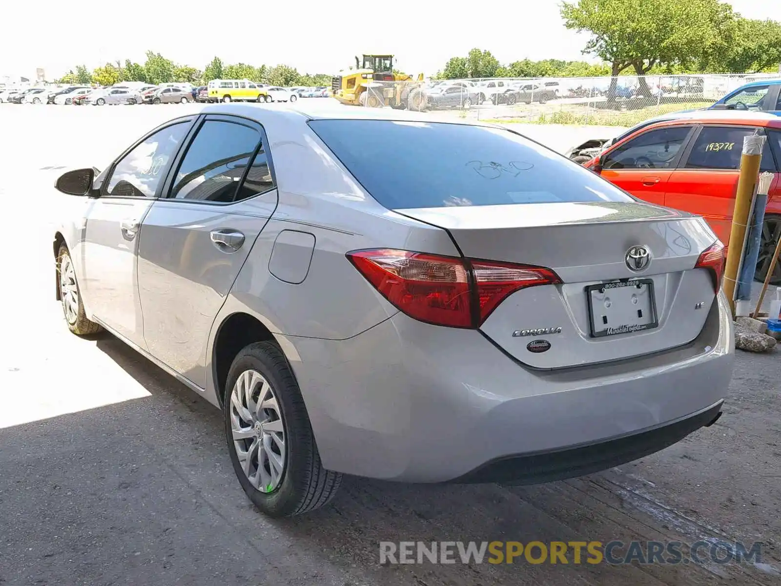 3 Photograph of a damaged car 2T1BURHE5KC225024 TOYOTA COROLLA 2019