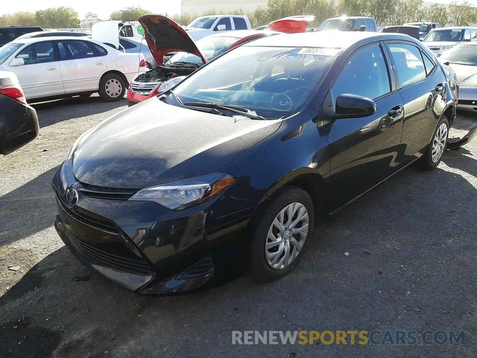 2 Photograph of a damaged car 2T1BURHE5KC225363 TOYOTA COROLLA 2019