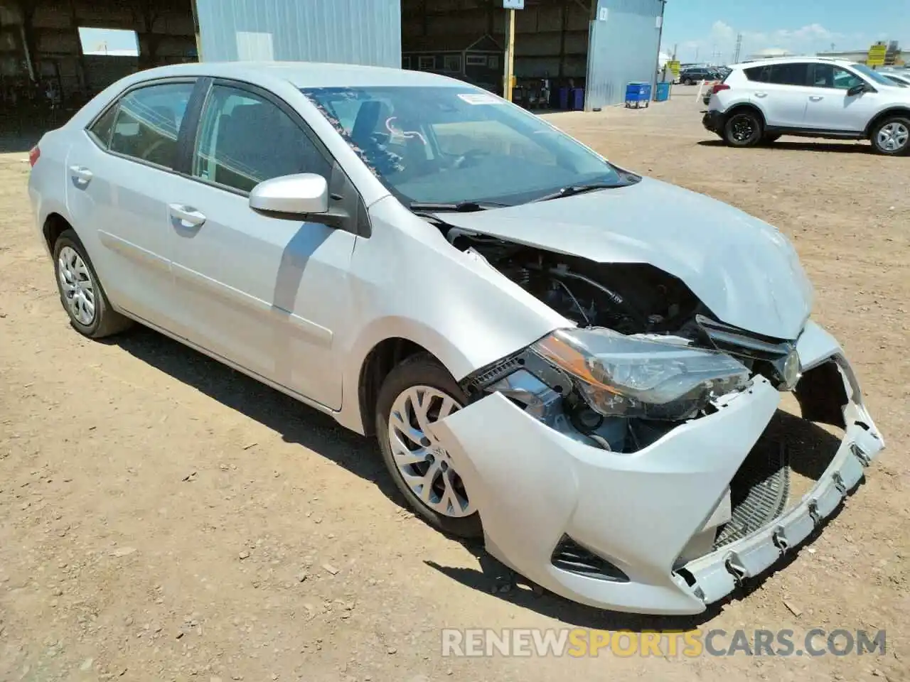 1 Photograph of a damaged car 2T1BURHE5KC227940 TOYOTA COROLLA 2019