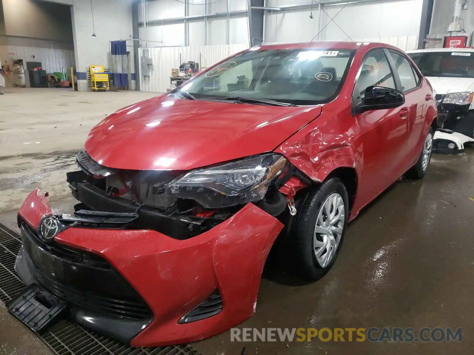 2 Photograph of a damaged car 2T1BURHE5KC229977 TOYOTA COROLLA 2019