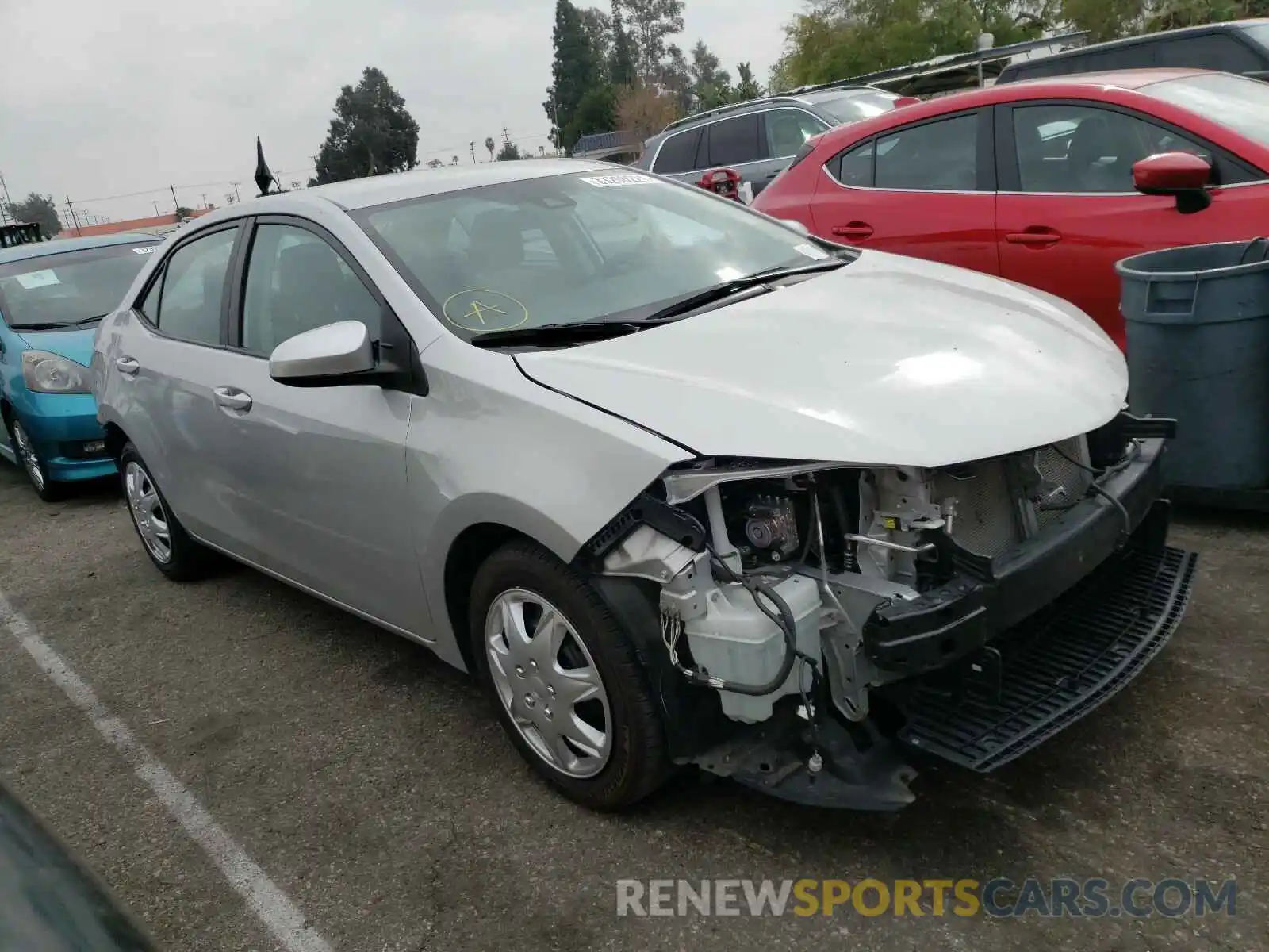 1 Photograph of a damaged car 2T1BURHE5KC232166 TOYOTA COROLLA 2019