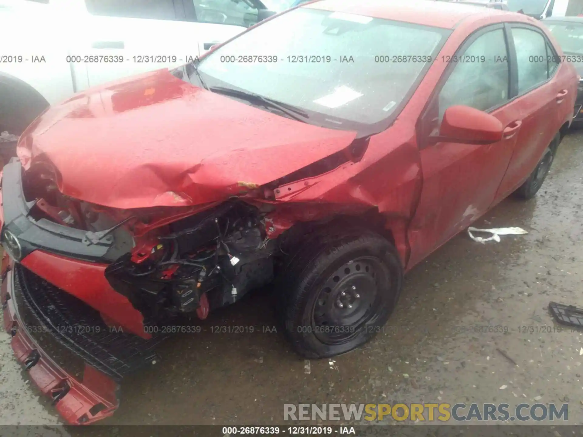 2 Photograph of a damaged car 2T1BURHE5KC232636 TOYOTA COROLLA 2019