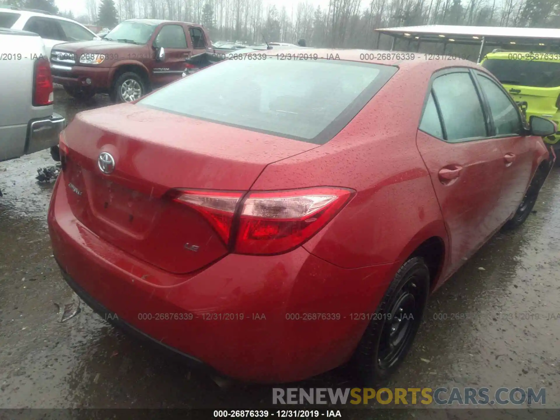 4 Photograph of a damaged car 2T1BURHE5KC232636 TOYOTA COROLLA 2019