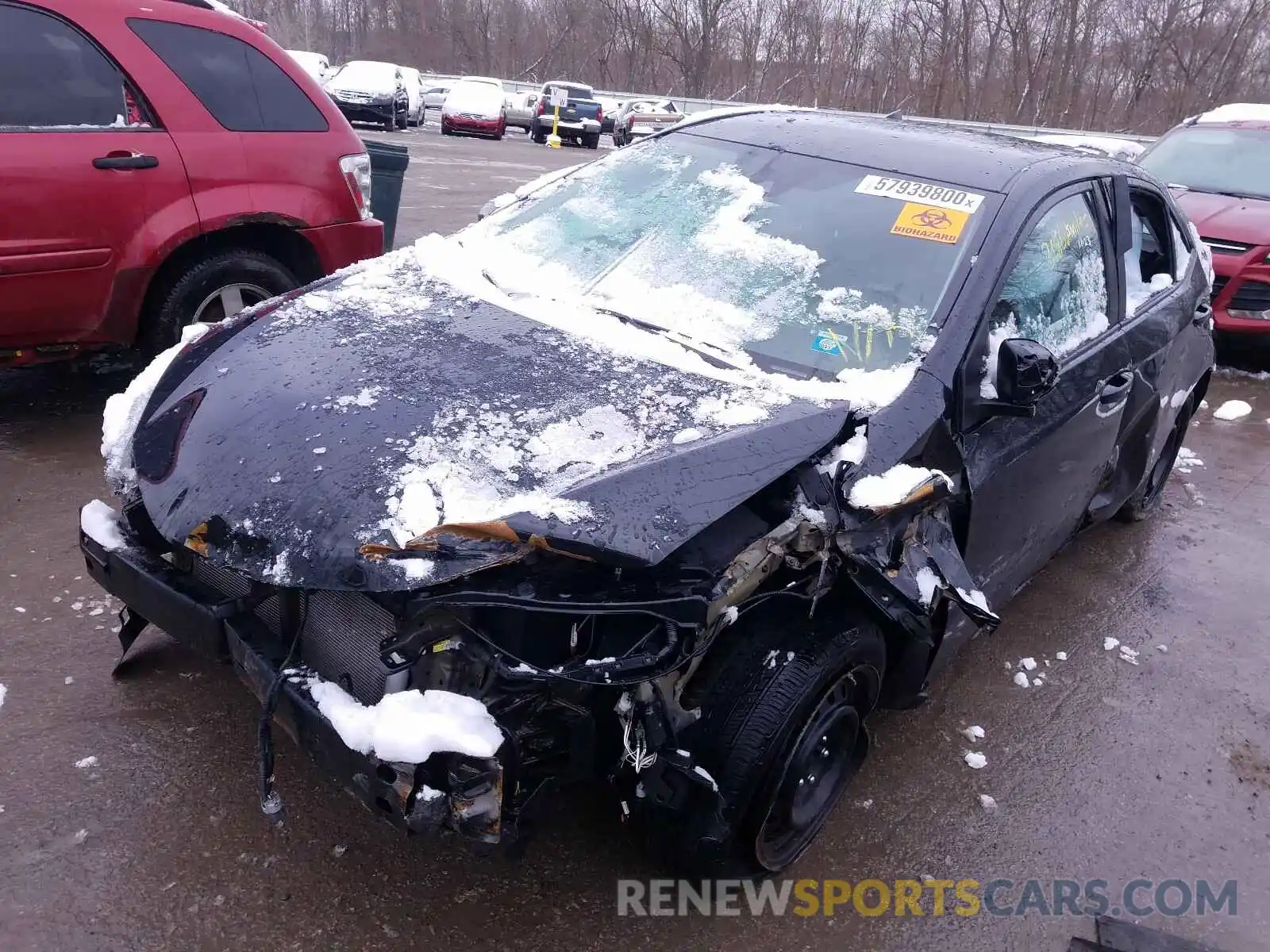 2 Photograph of a damaged car 2T1BURHE5KC232829 TOYOTA COROLLA 2019