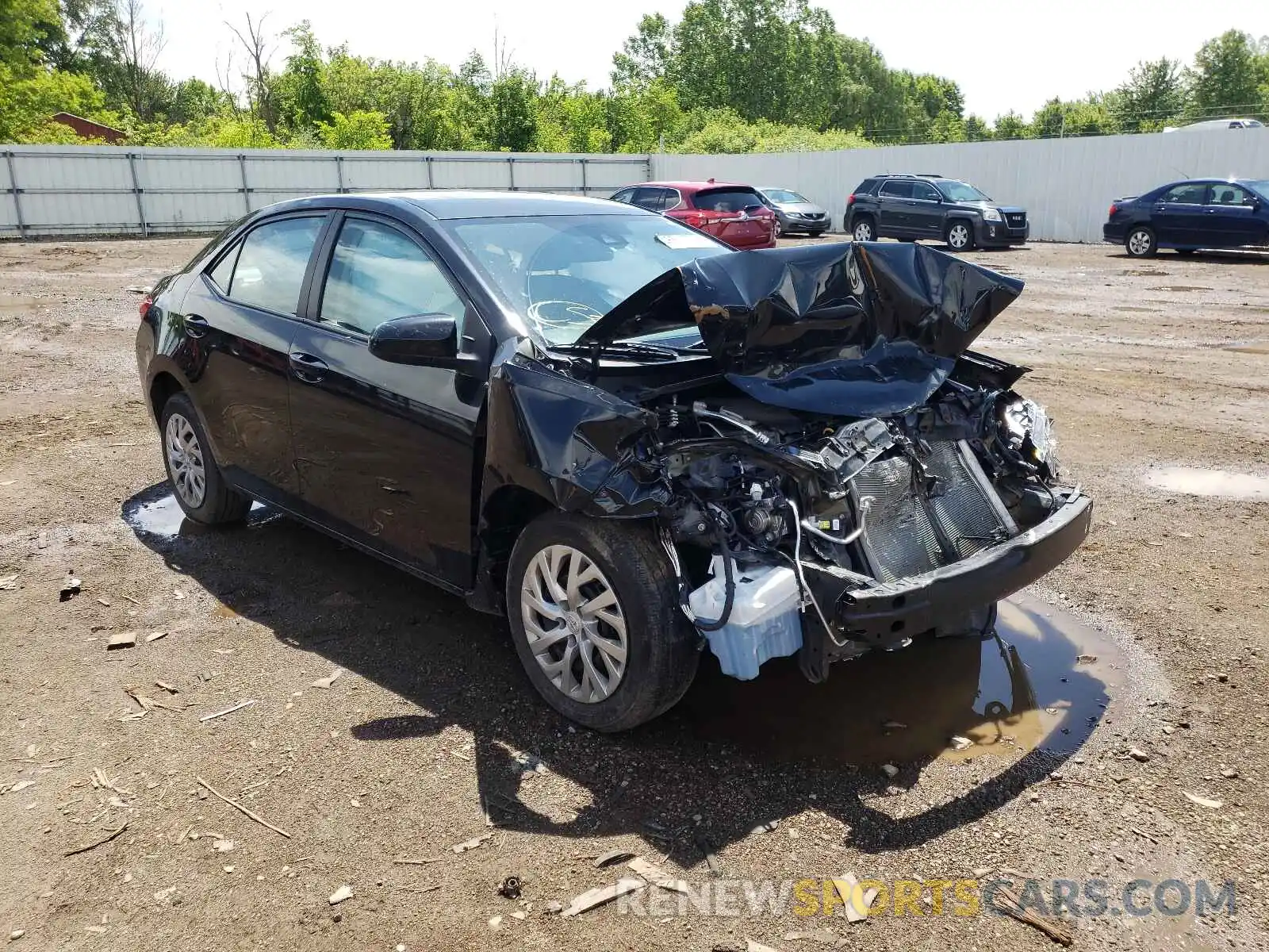 1 Photograph of a damaged car 2T1BURHE5KC233110 TOYOTA COROLLA 2019