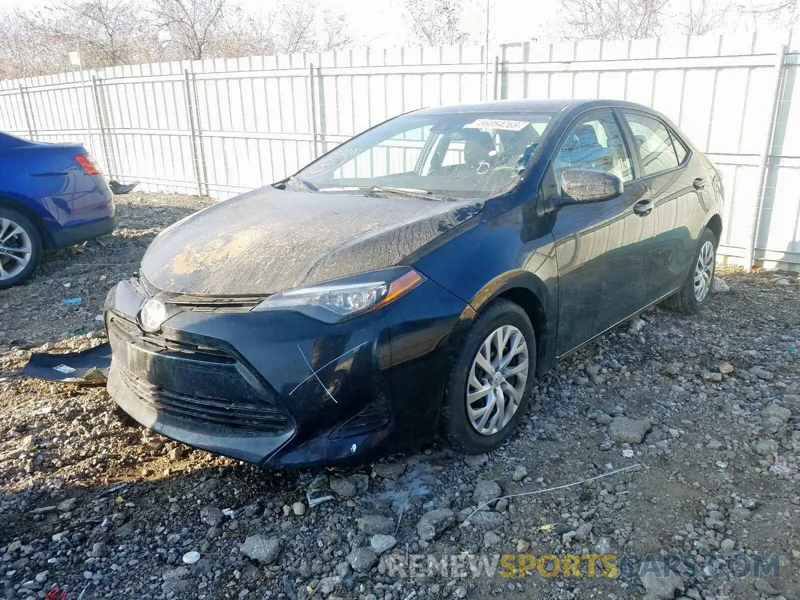 2 Photograph of a damaged car 2T1BURHE5KC233351 TOYOTA COROLLA 2019