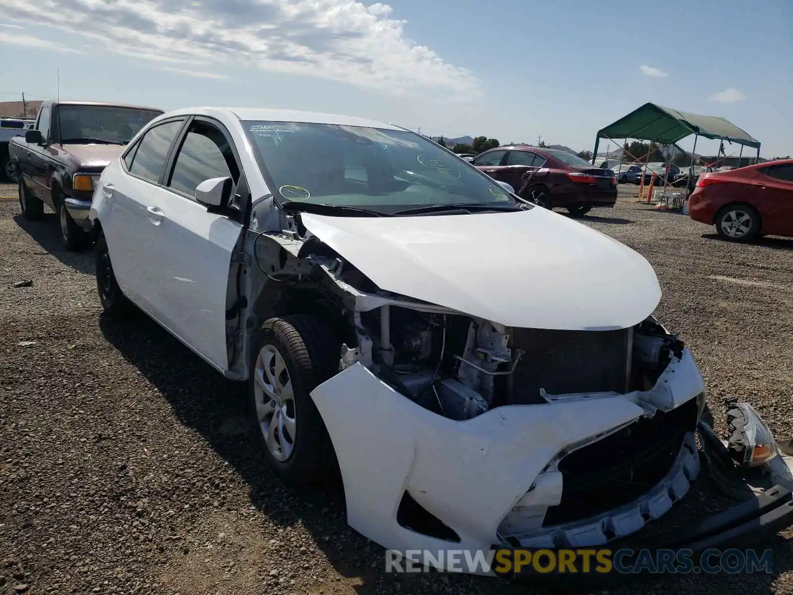 1 Photograph of a damaged car 2T1BURHE5KC234189 TOYOTA COROLLA 2019