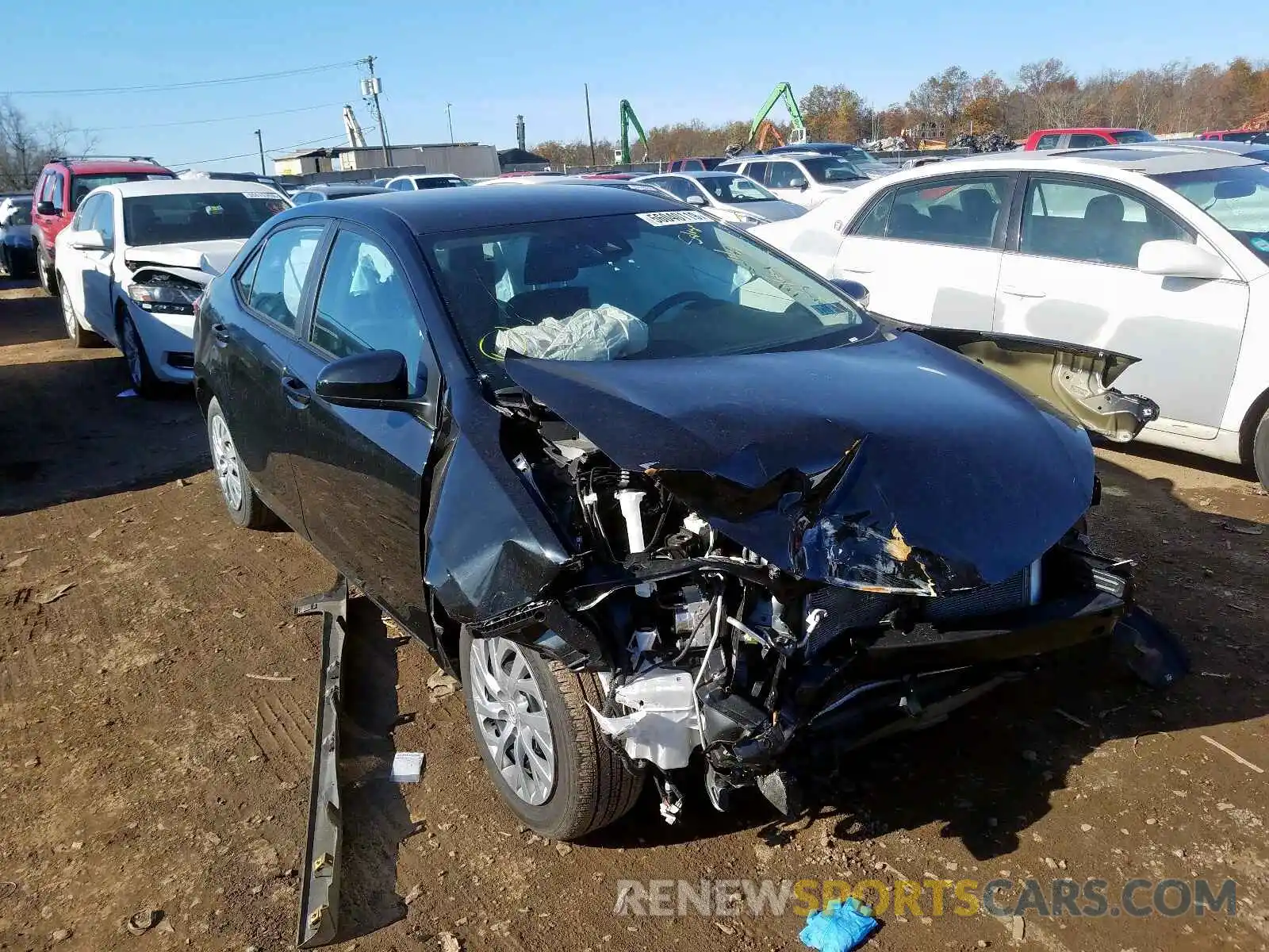 1 Photograph of a damaged car 2T1BURHE5KC234323 TOYOTA COROLLA 2019