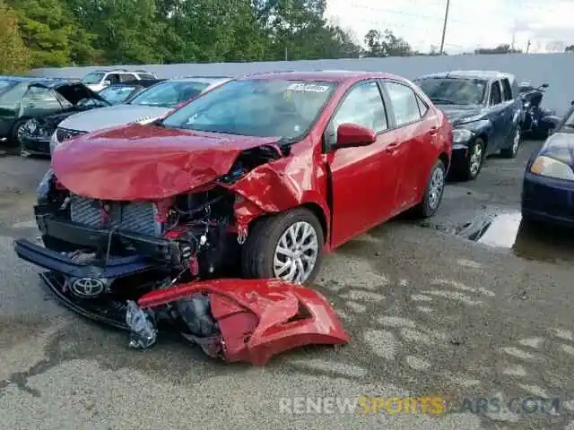 2 Photograph of a damaged car 2T1BURHE5KC234984 TOYOTA COROLLA 2019