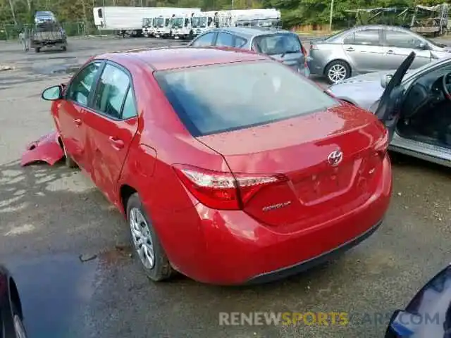 3 Photograph of a damaged car 2T1BURHE5KC234984 TOYOTA COROLLA 2019