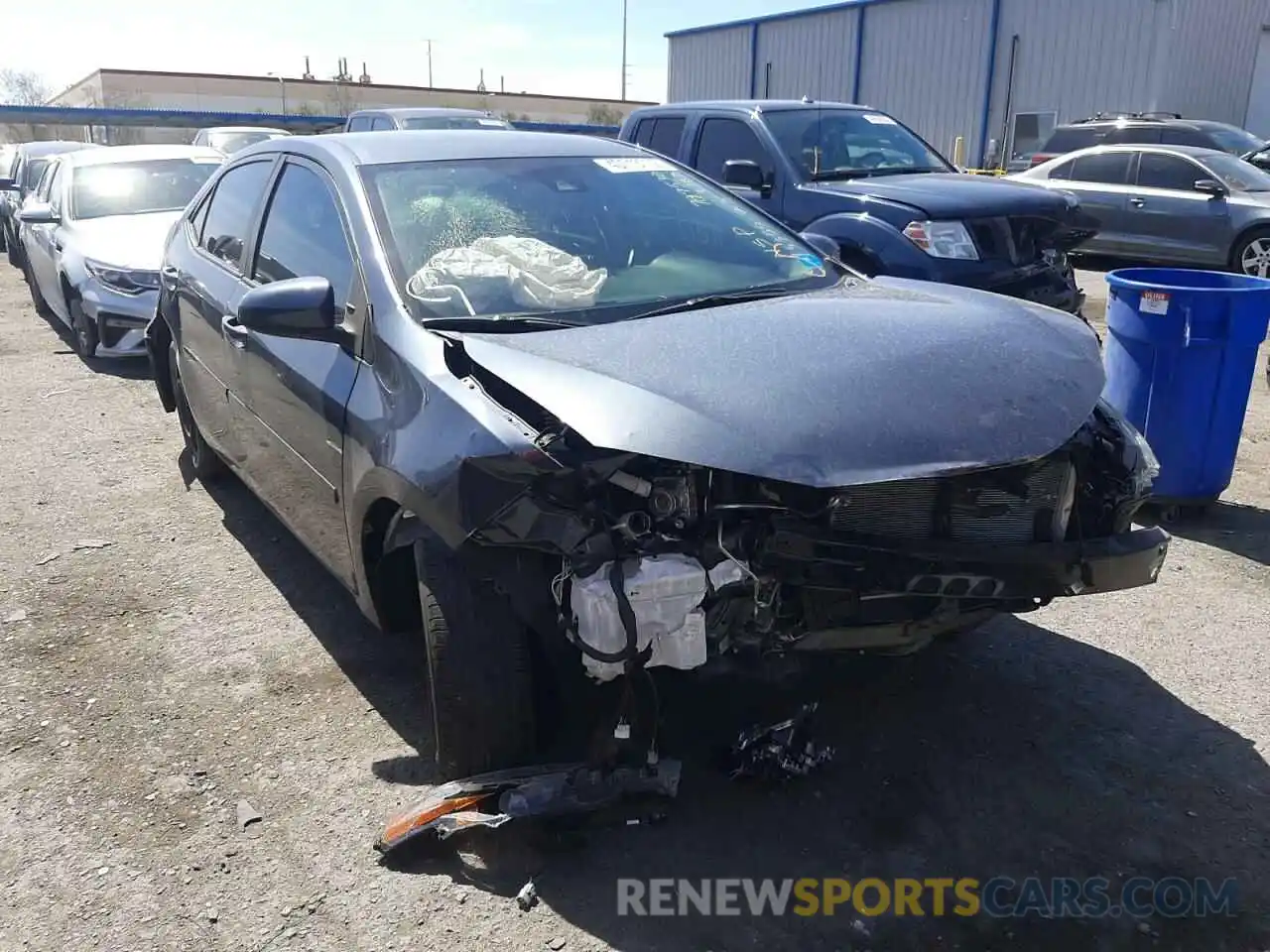 1 Photograph of a damaged car 2T1BURHE5KC235391 TOYOTA COROLLA 2019