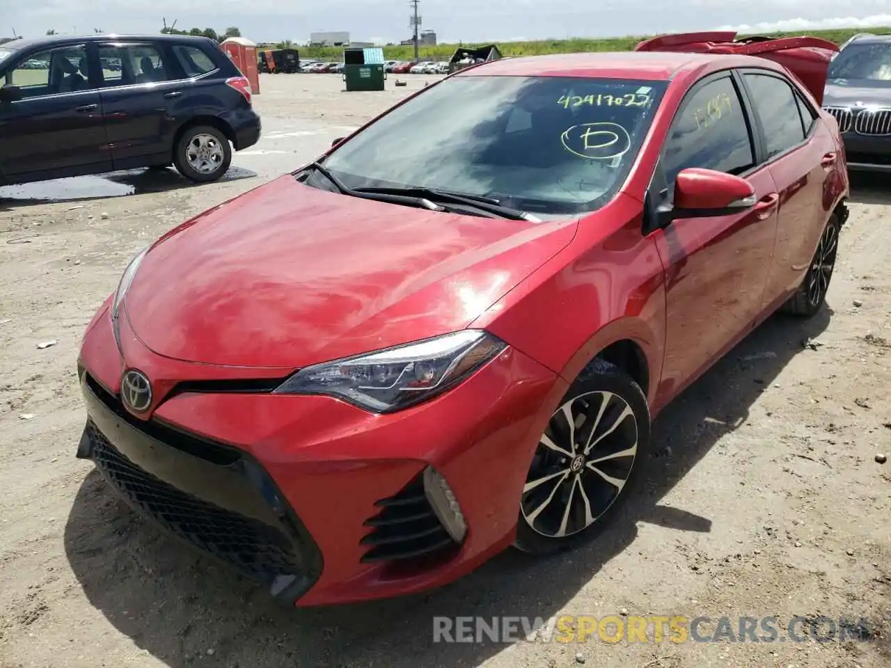 2 Фотография поврежденного автомобиля 2T1BURHE5KC235830 TOYOTA COROLLA 2019