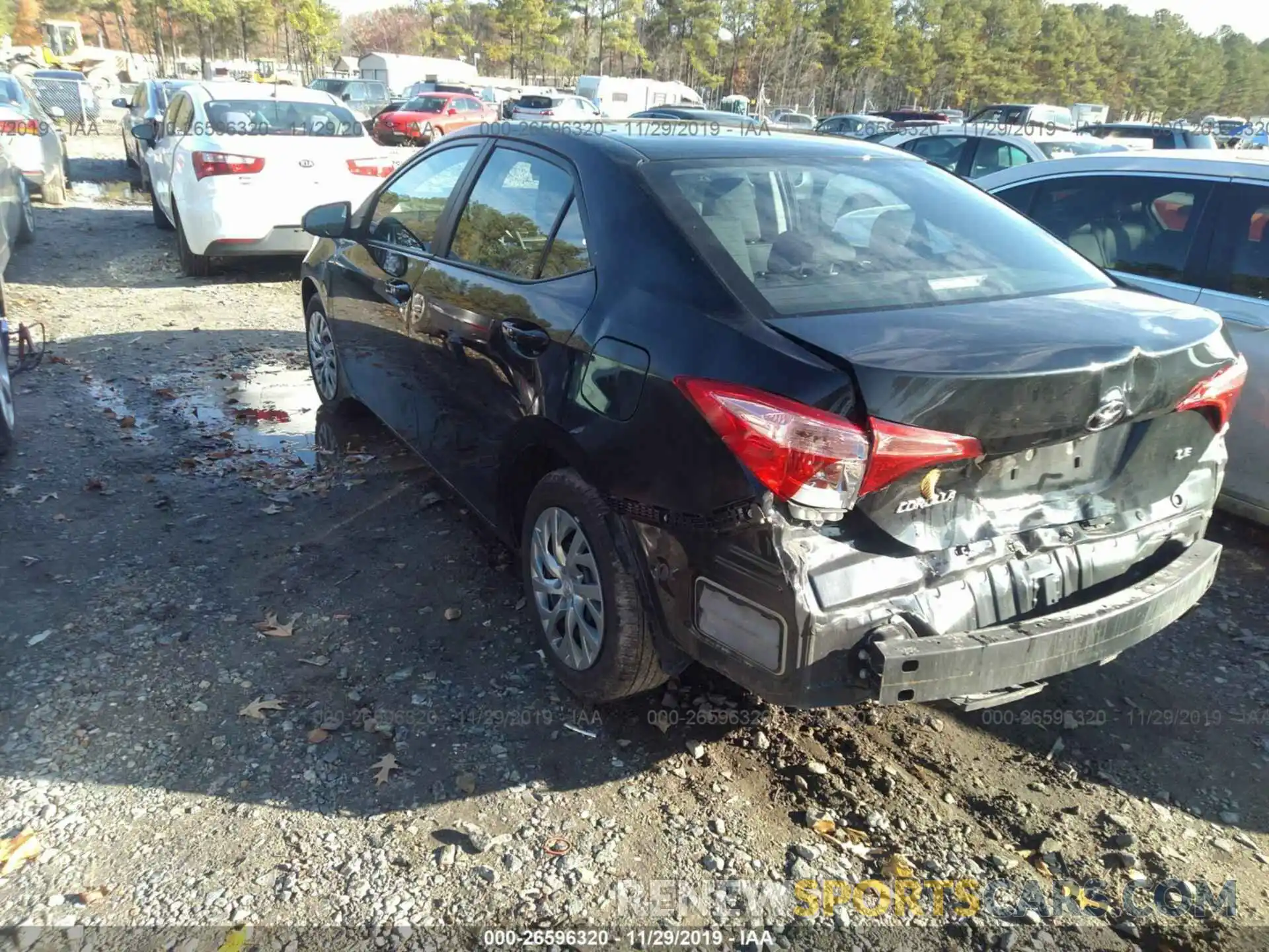 3 Photograph of a damaged car 2T1BURHE5KC236038 TOYOTA COROLLA 2019