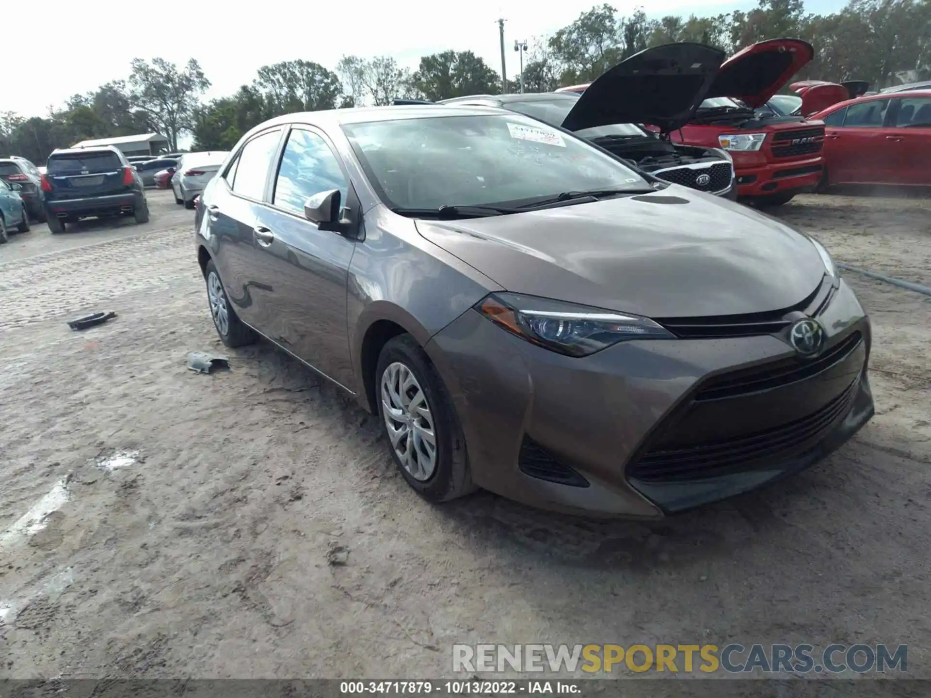 1 Photograph of a damaged car 2T1BURHE5KC236055 TOYOTA COROLLA 2019