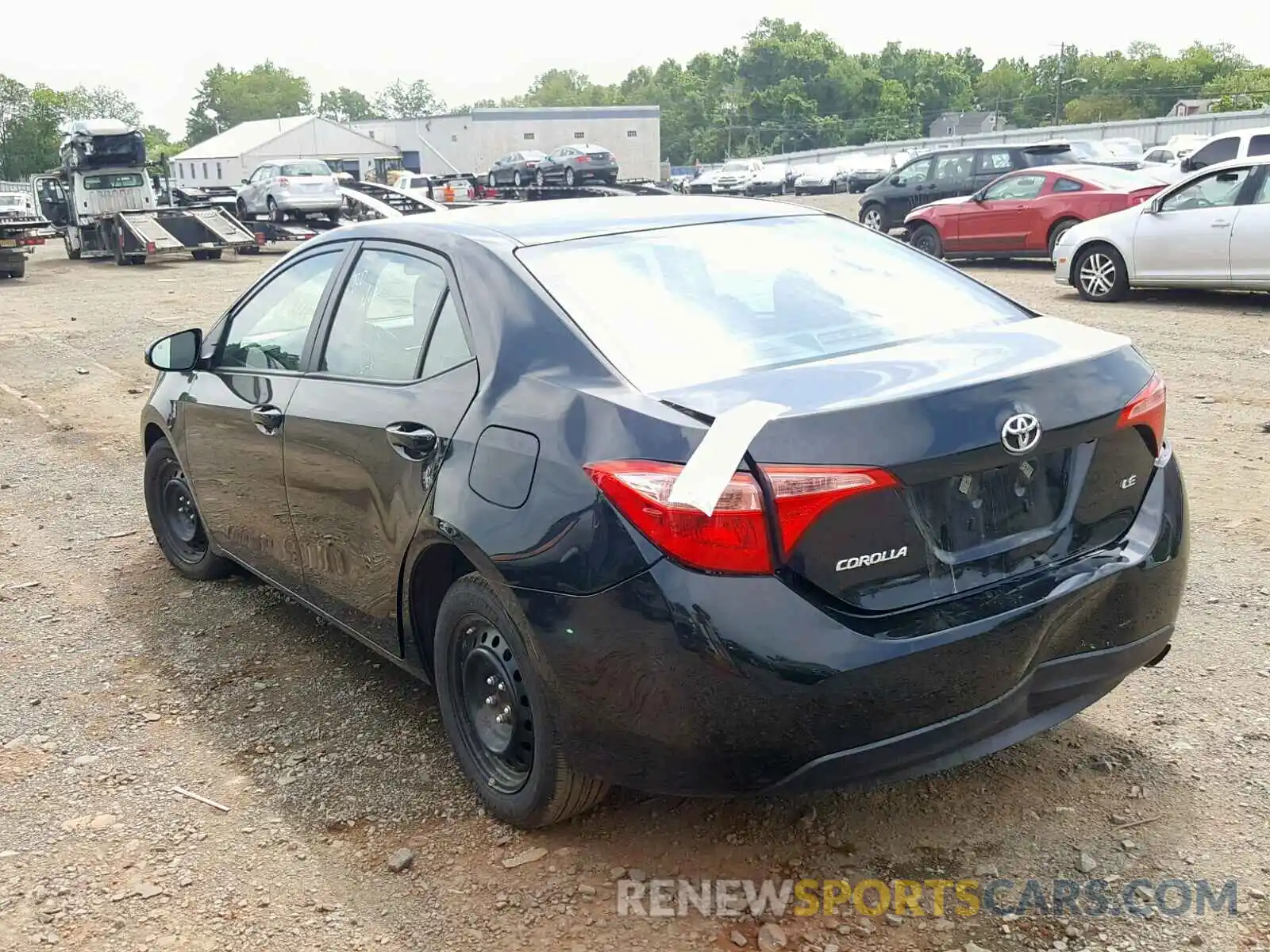 3 Photograph of a damaged car 2T1BURHE5KC236556 TOYOTA COROLLA 2019